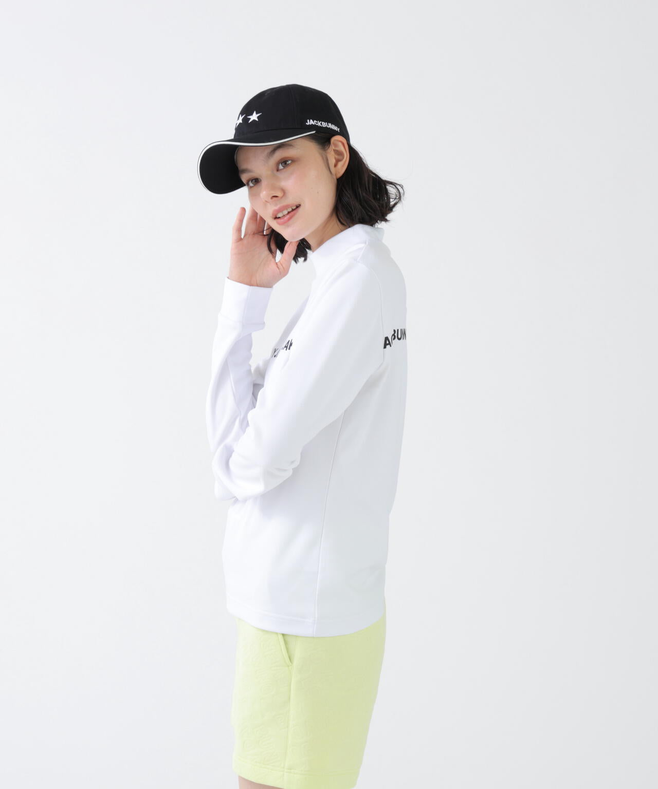 EPIXソフトタッチ&ストレッチ長袖モックネック (WOMENS) | Jack Bunny