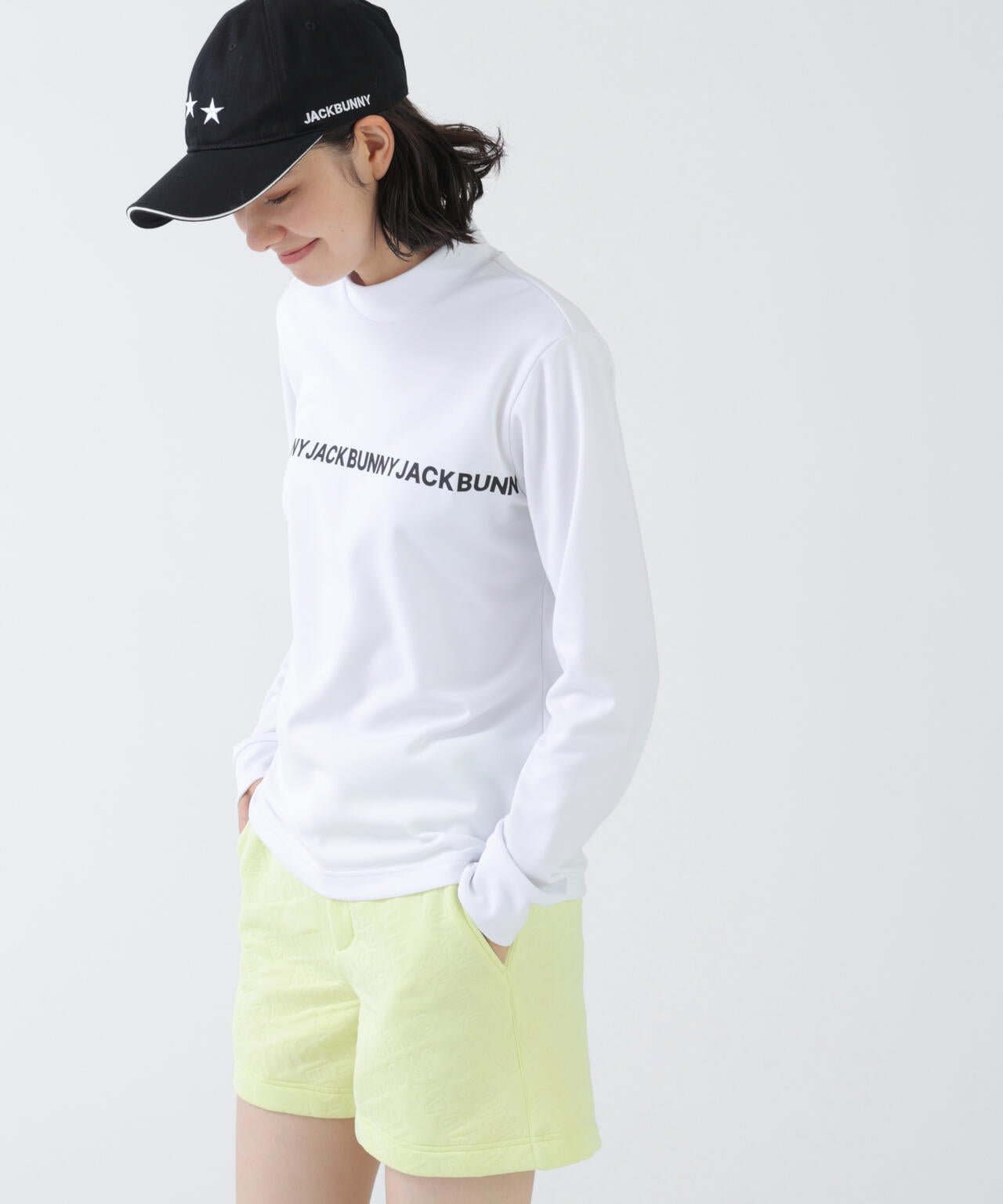 EPIXソフトタッチ&ストレッチ長袖モックネック (WOMENS) | Jack Bunny