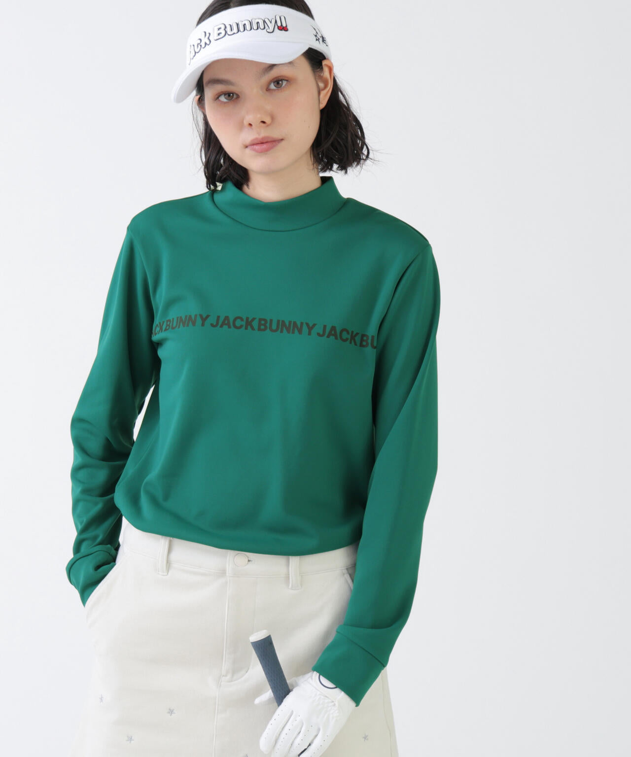 EPIXソフトタッチ&ストレッチ長袖モックネック (WOMENS) | Jack Bunny