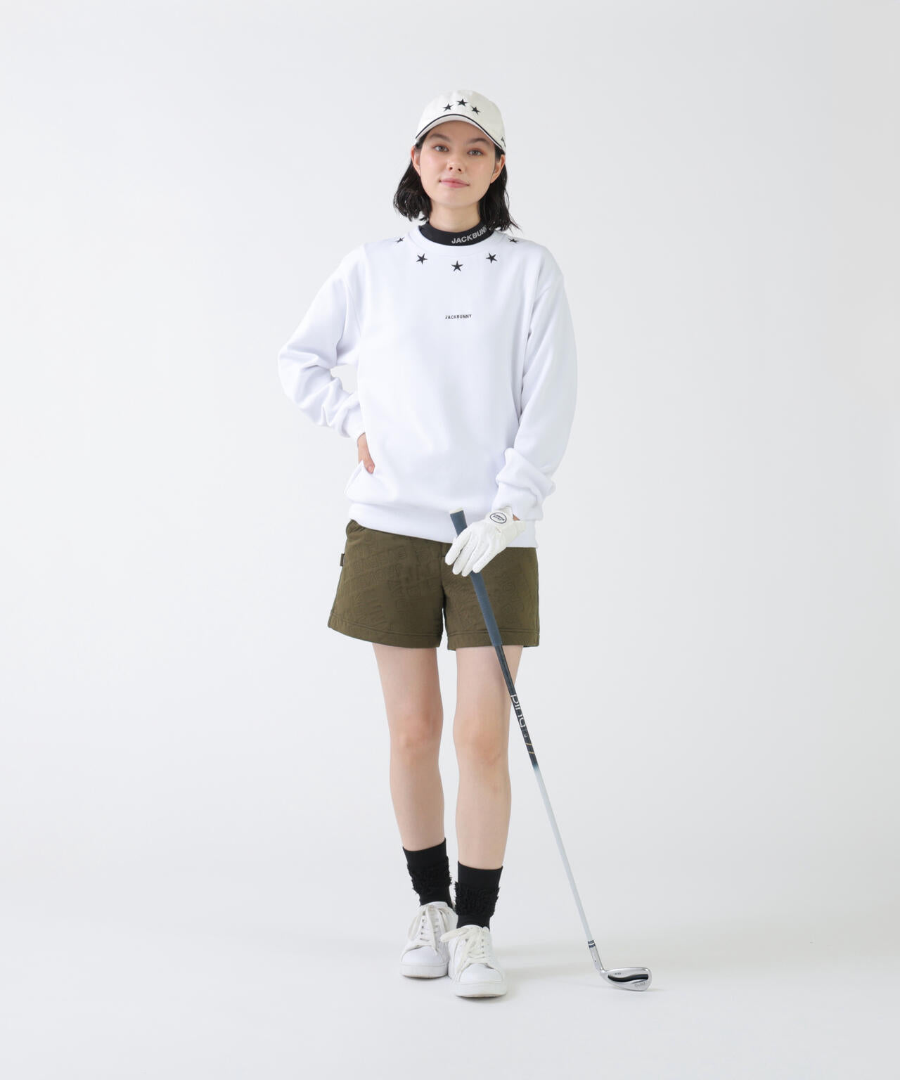 ソフトタッチ起毛長袖モックネックインナー (WOMENS) | Jack Bunny