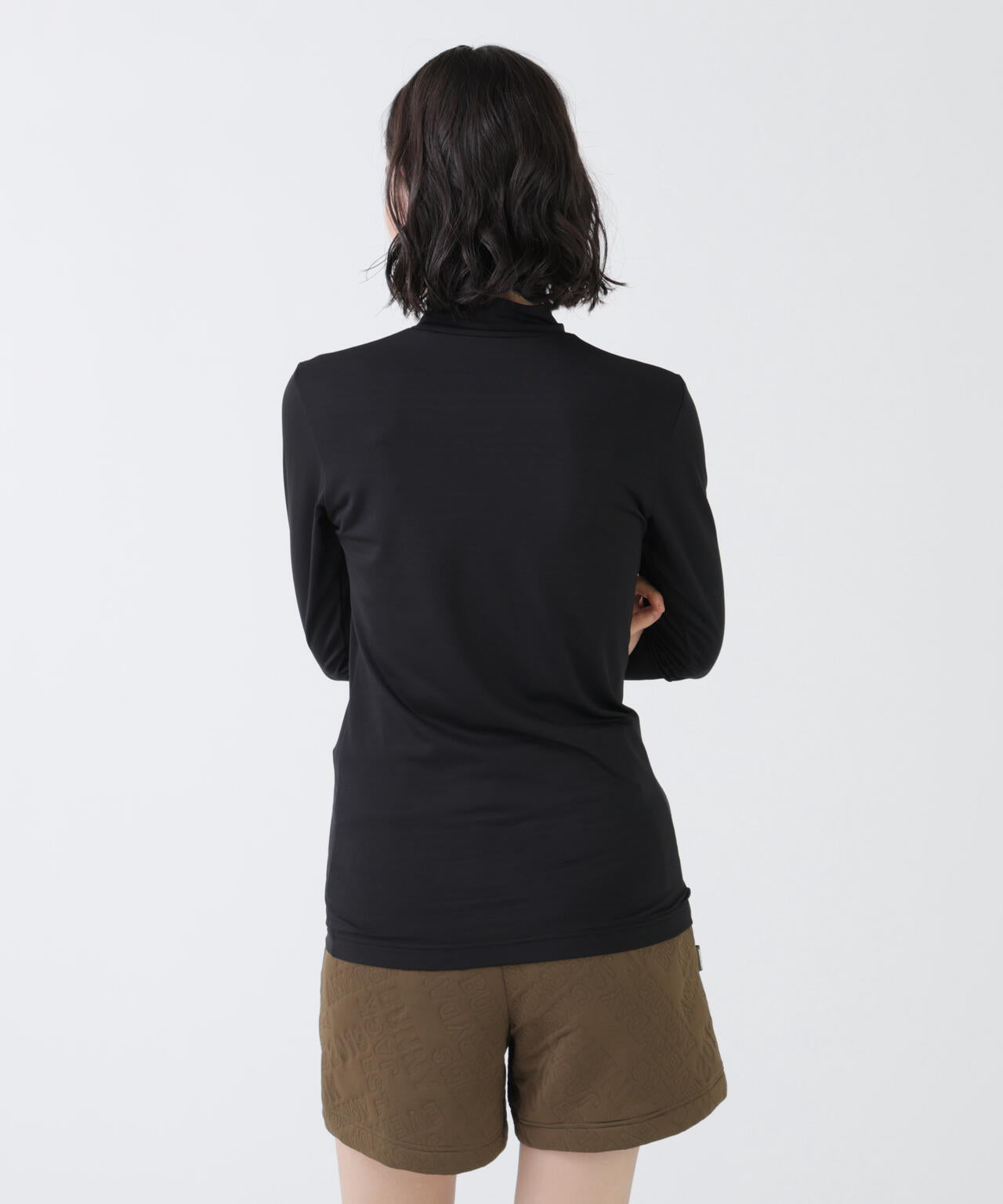 ソフトタッチ起毛長袖モックネックインナー (WOMENS) | Jack Bunny