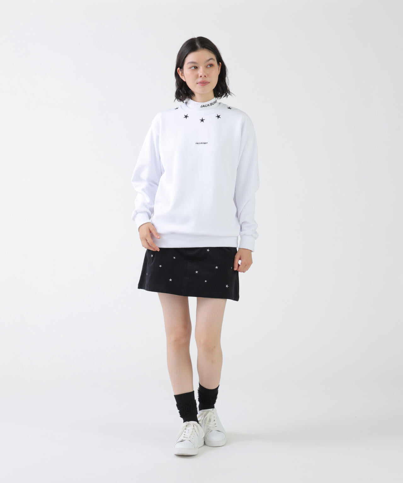 ソフトタッチ起毛長袖モックネックインナー (WOMENS) | Jack Bunny