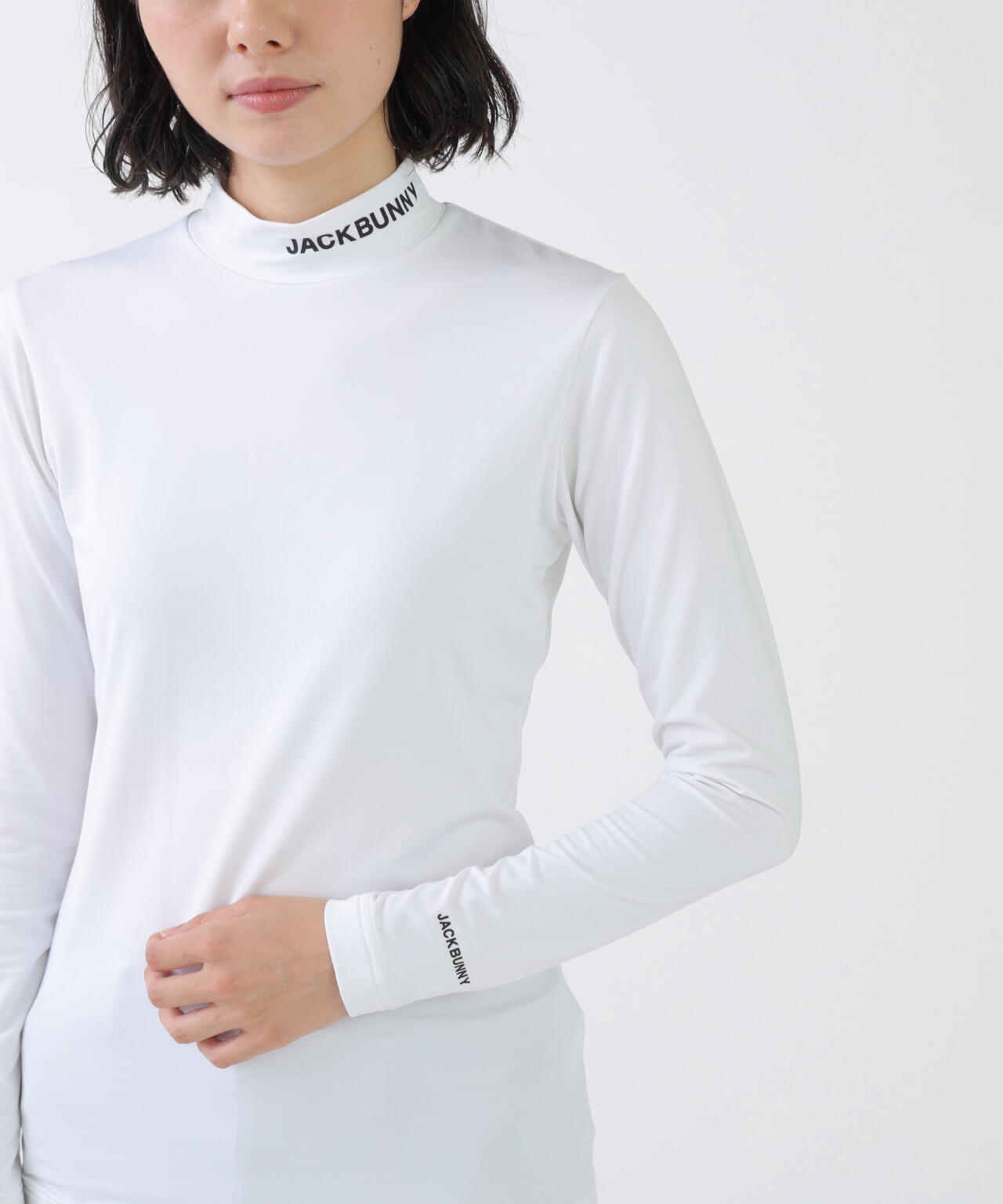ソフトタッチ起毛長袖モックネックインナー (WOMENS) | Jack Bunny