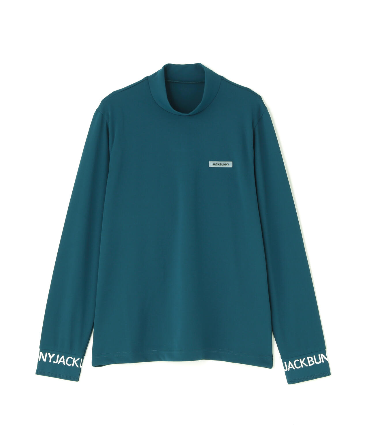 ソフトタッチ長袖モックネックカットソー (WOMENS)