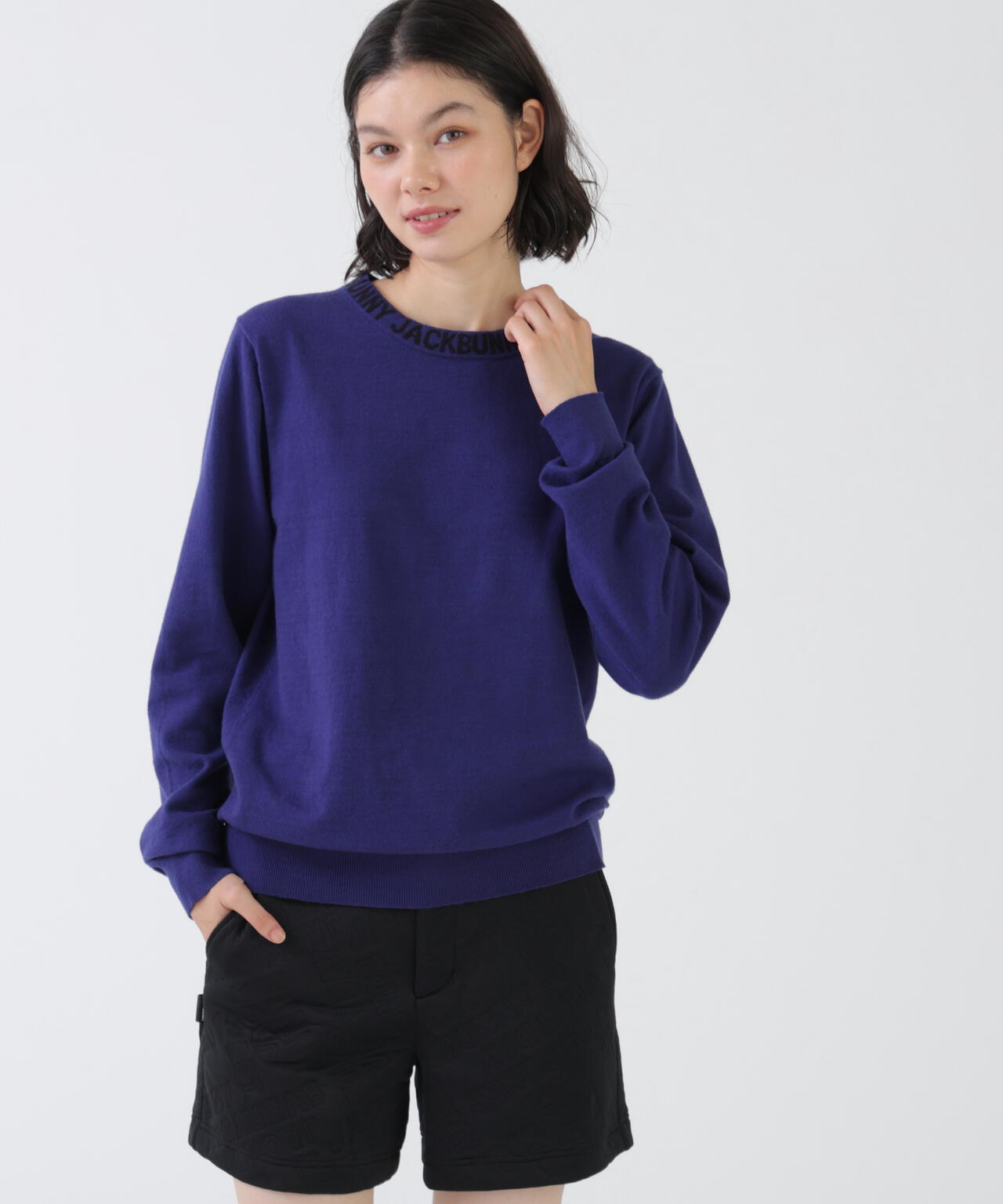 カシミヤタッチクルーネックニットプルオーバー (WOMENS) | Jack Bunny