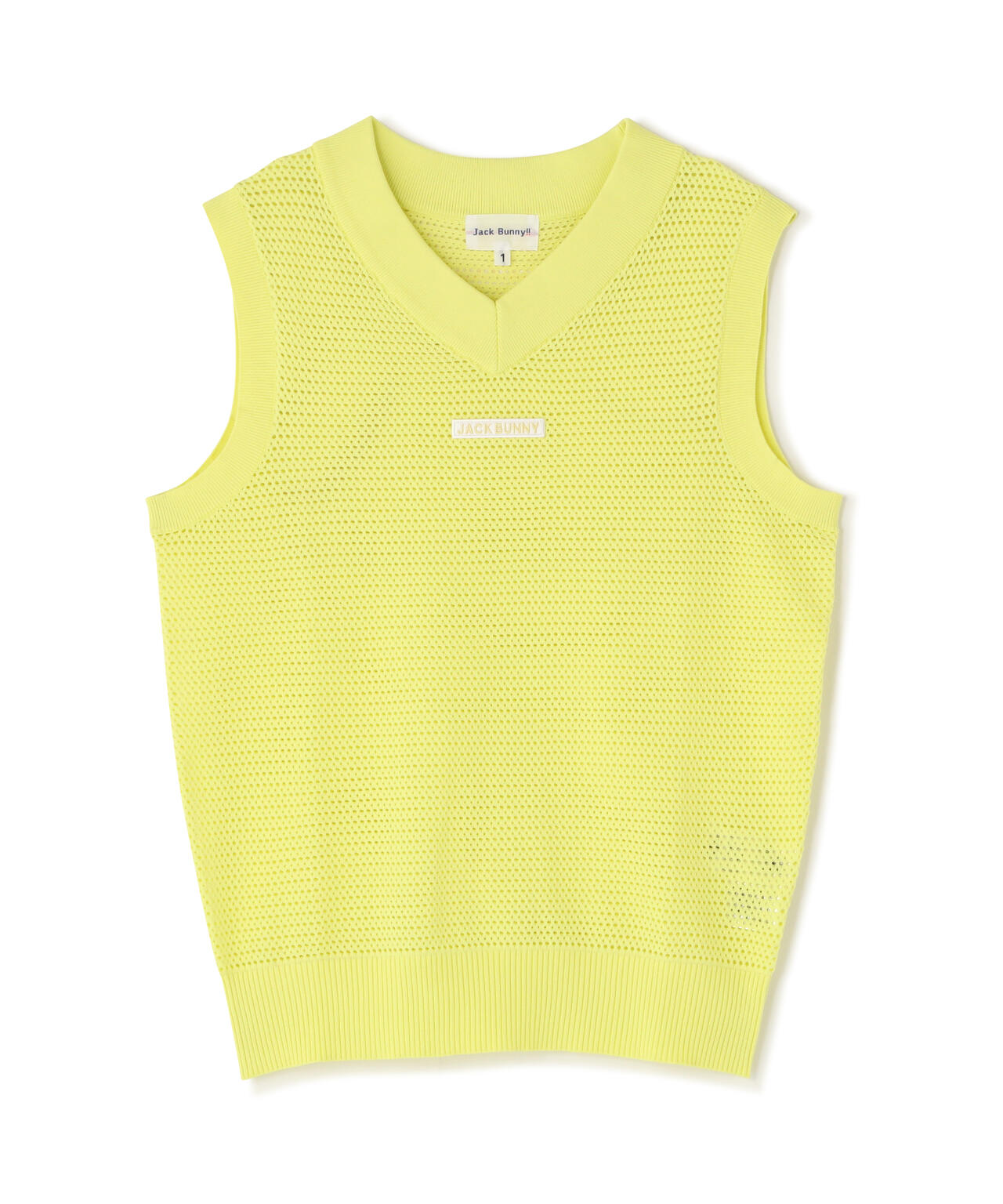 イージーケアキューブメッシュVネックニットベスト (WOMENS) | Jack
