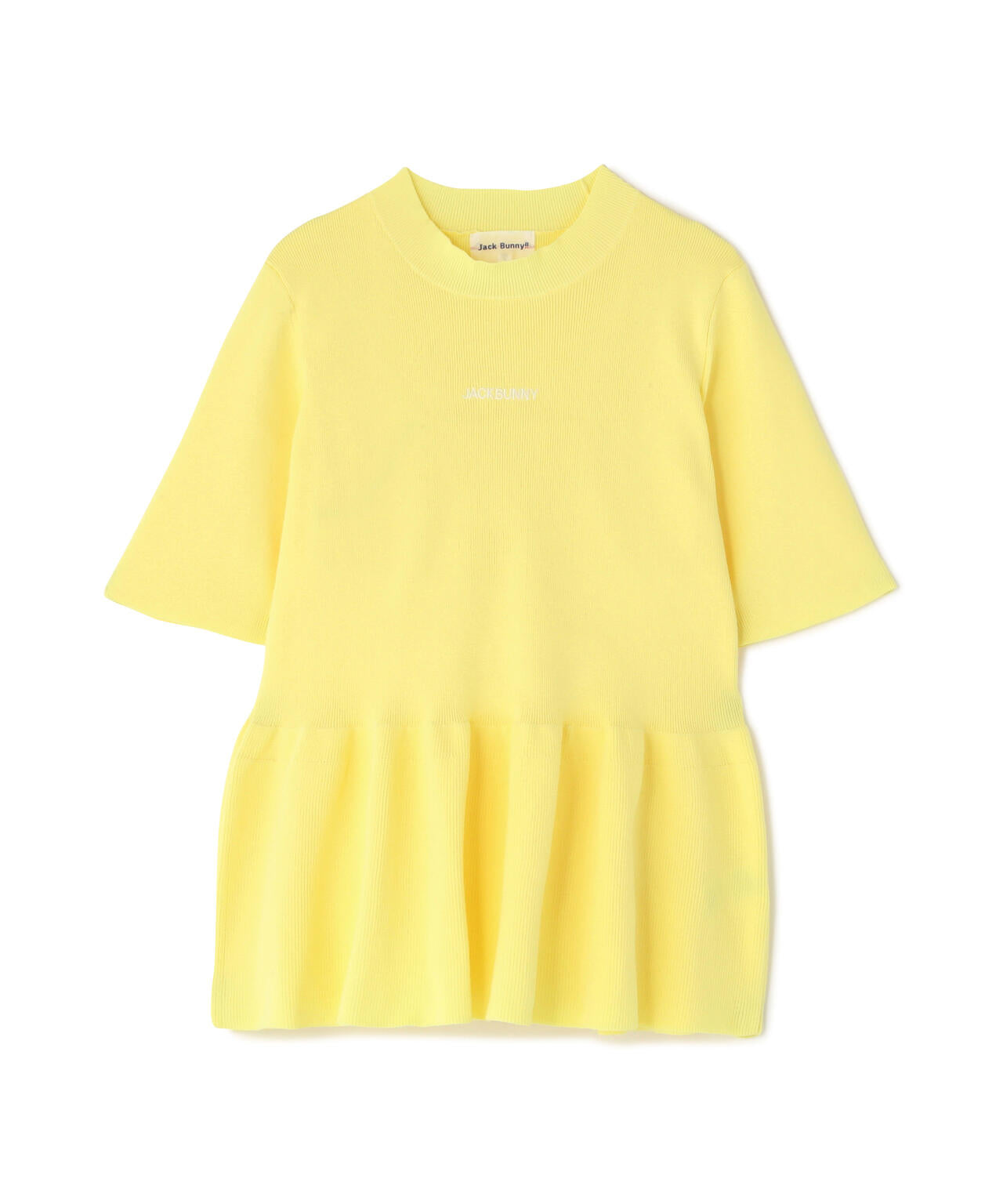イージーケアフレア半袖モックネックニット (WOMENS) | Jack Bunny