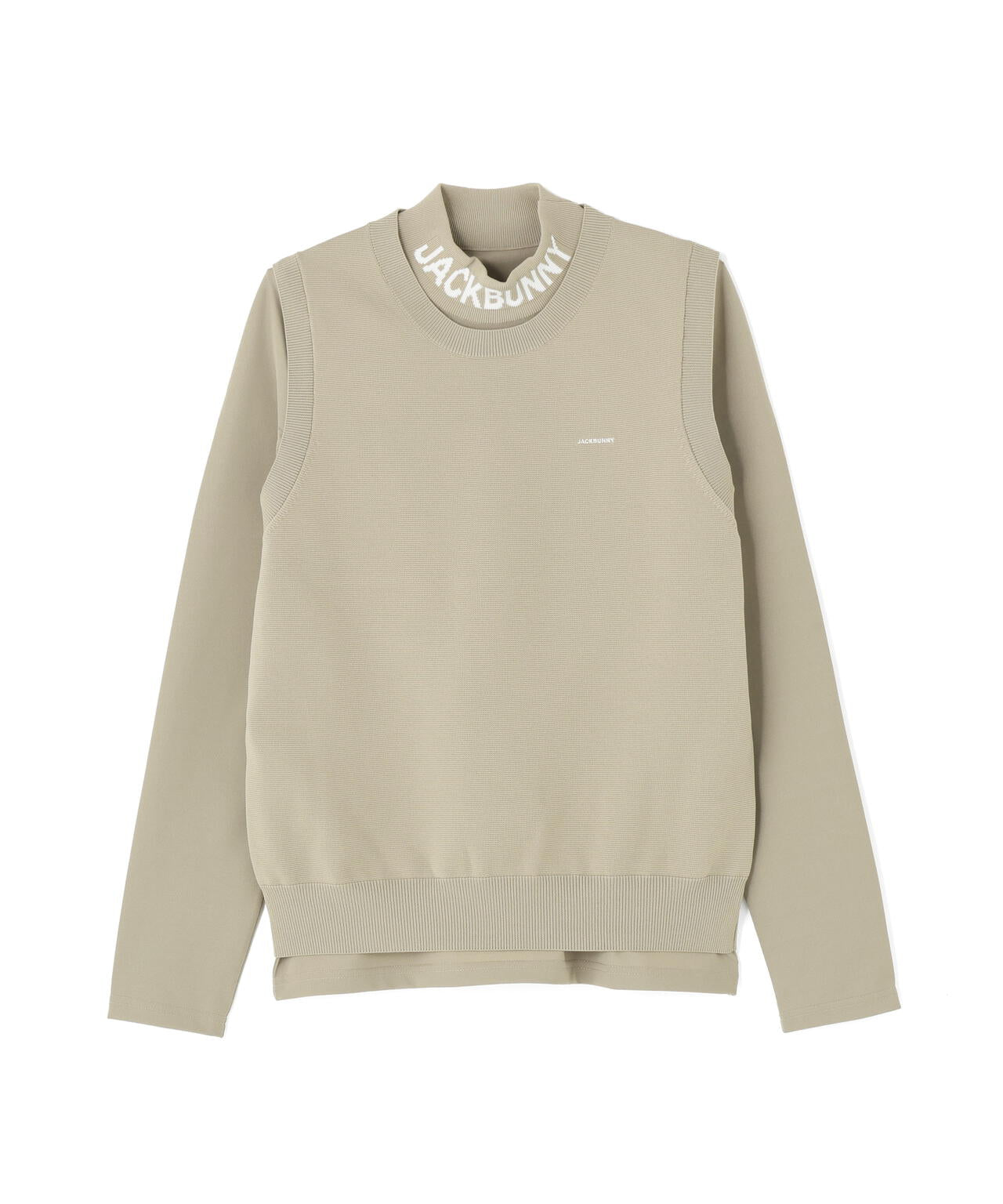 3WAY]ニットベスト付きモックネックシャツ (WOMENS) | Jack Bunny