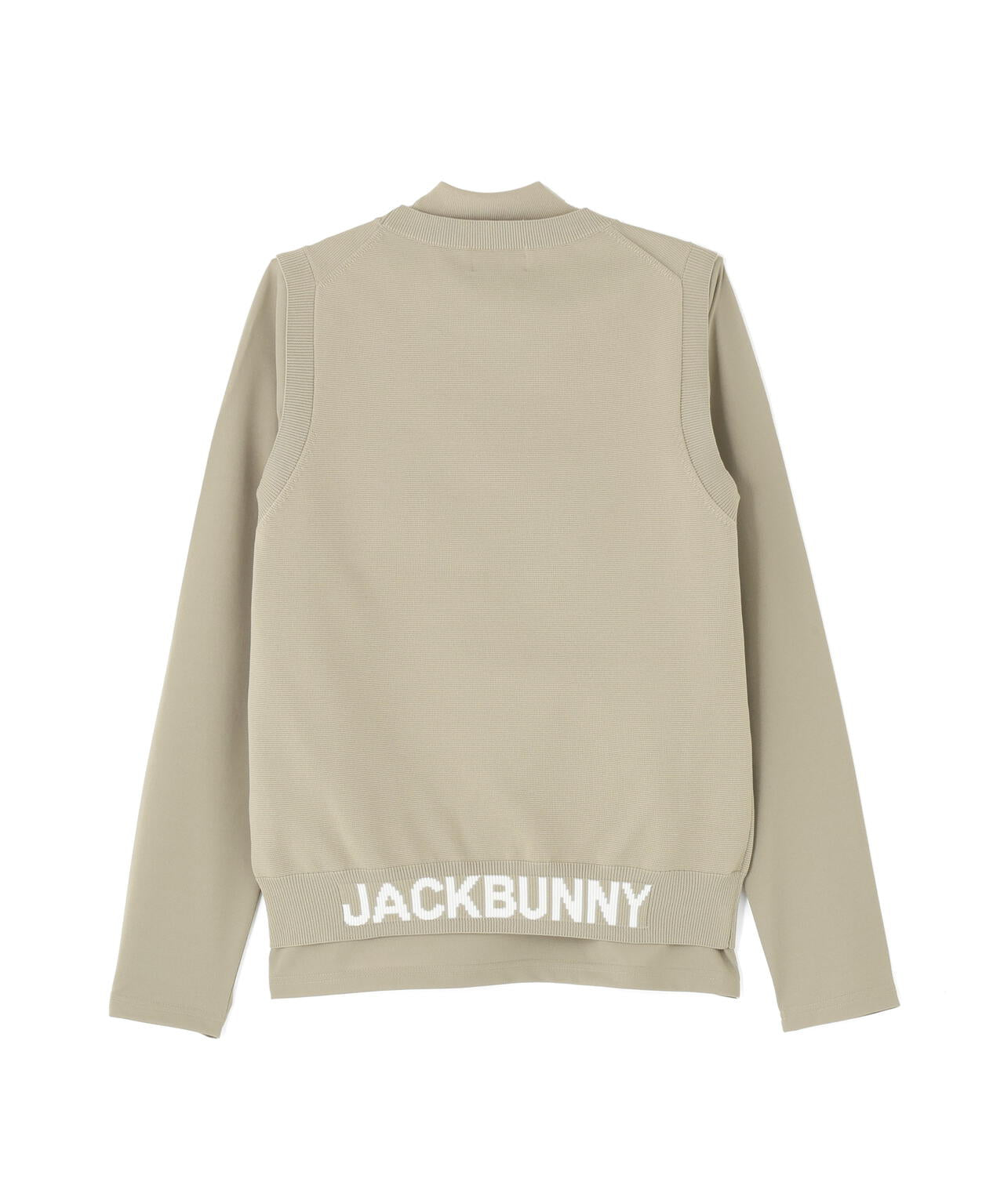 [3WAY]ニットベスト付きモックネックシャツ (WOMENS)