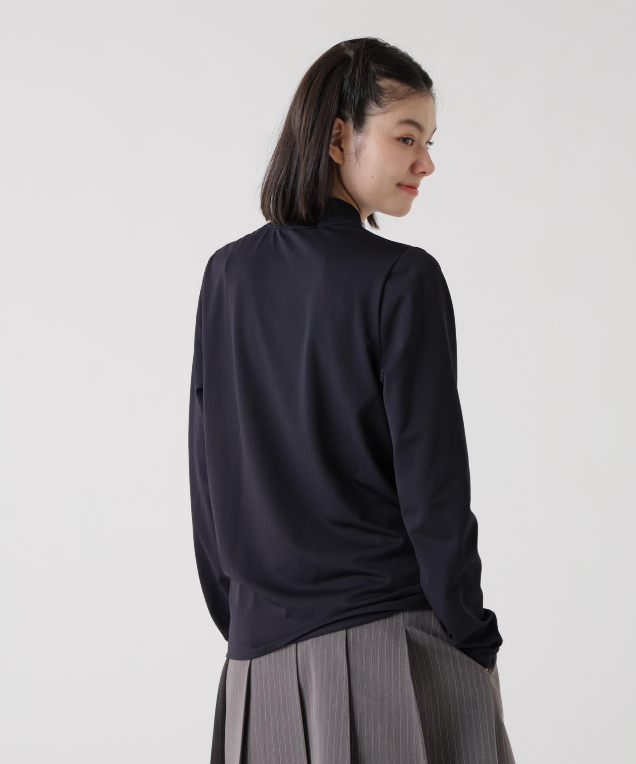 3WAY]ニットベスト付きモックネックシャツ (WOMENS) | Jack Bunny