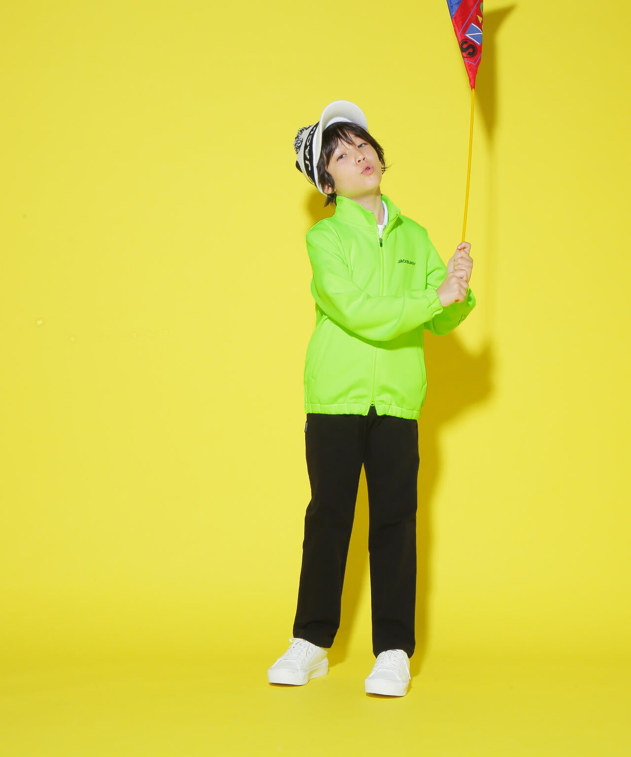 PEスムースボンディングツインブルゾン (ジュニア)