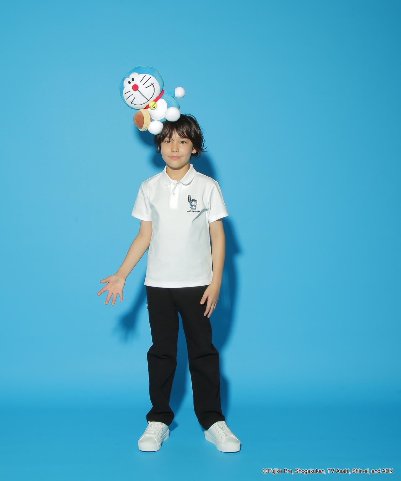 ジャックバニー JackBunny ドラえもん　ポロシャツ　Lサイズ ドラえもん】PEカノコ半袖ポロシャツ (ジュニア) | Jack Bunny