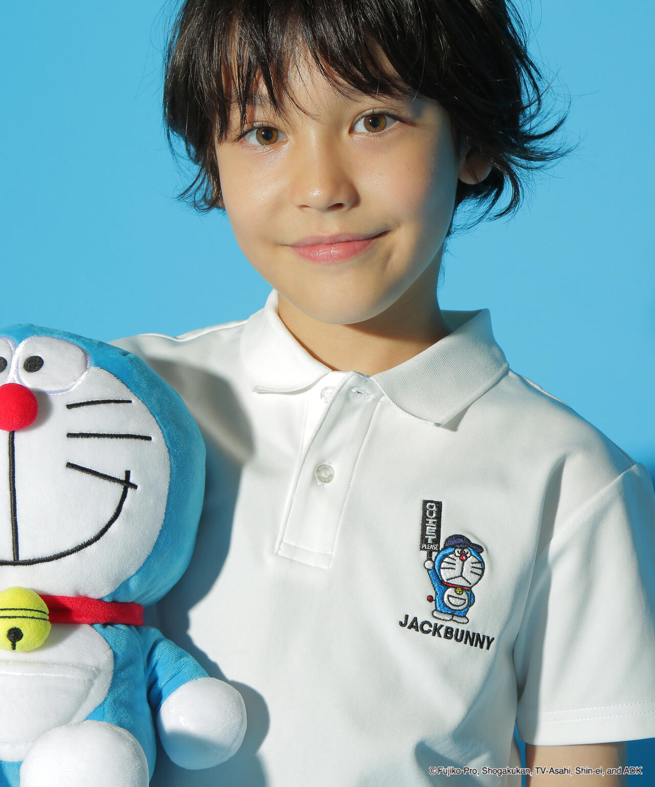 ドラえもん】PEカノコ半袖ポロシャツ (ジュニア) | Jack Bunny