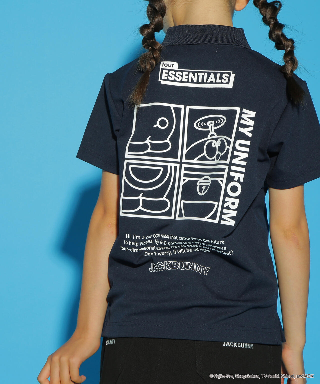 ドラえもん】PEカノコ半袖ポロシャツ (ジュニア) | Jack Bunny