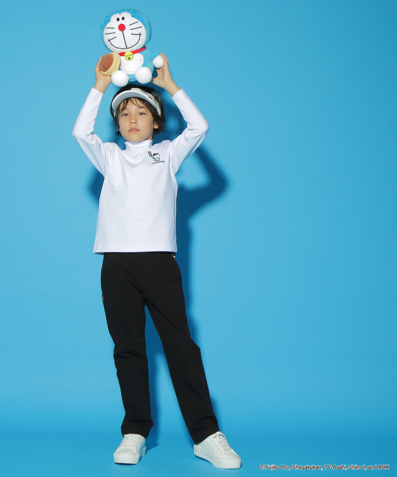 JACK BUNNY 【ドラえもん】裏起毛天竺　長袖モックネックカットソー ドラえもん】PE天竺長袖モックネックカットソー (ジュニア) | Jack