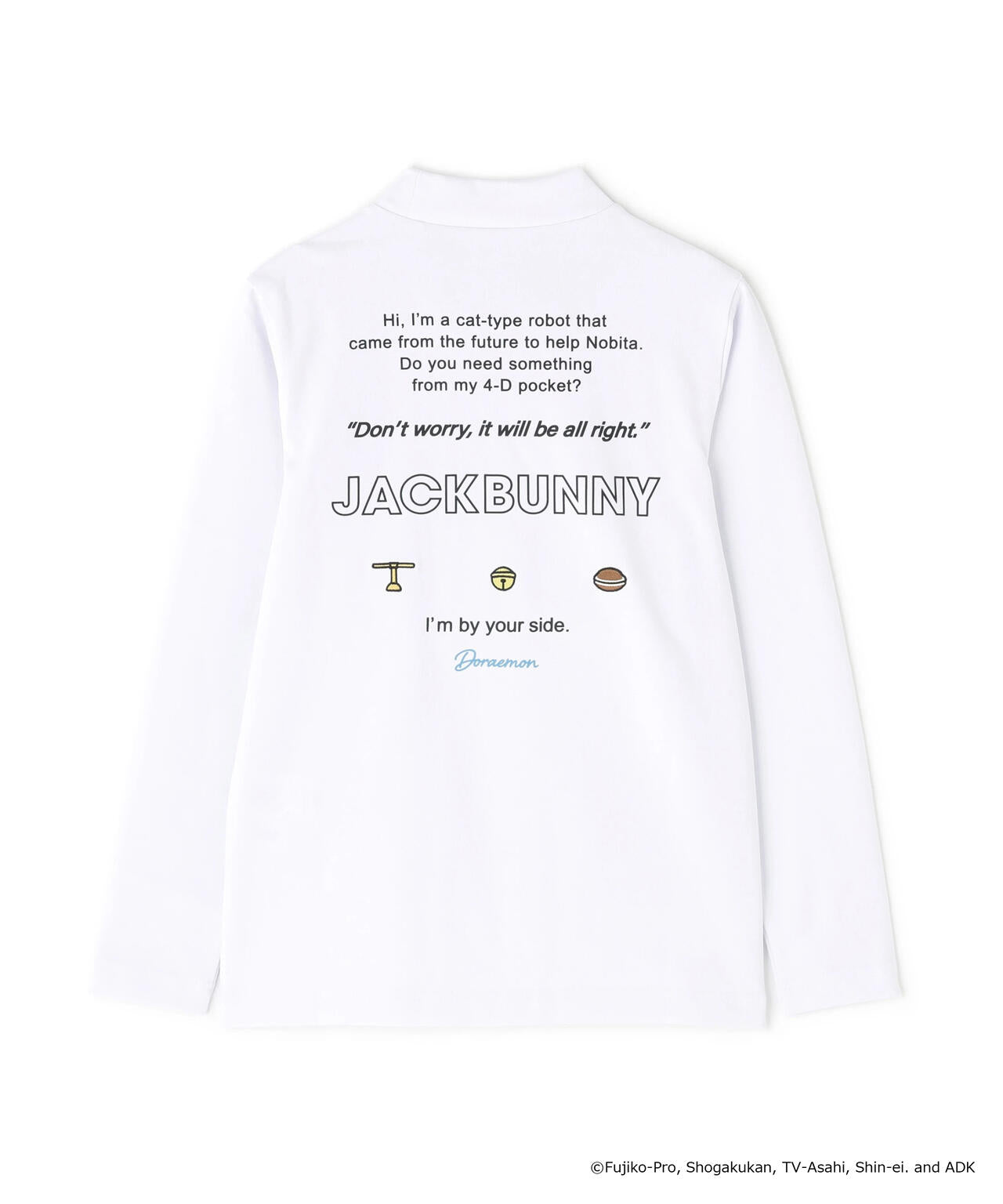 ドラえもん】PE天竺長袖モックネックカットソー (ジュニア) | Jack