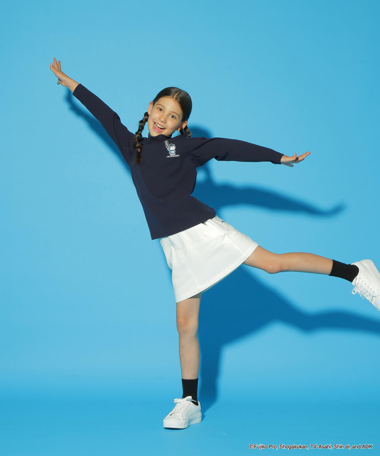 ドラえもん】PE天竺長袖モックネックカットソー (ジュニア) | Jack