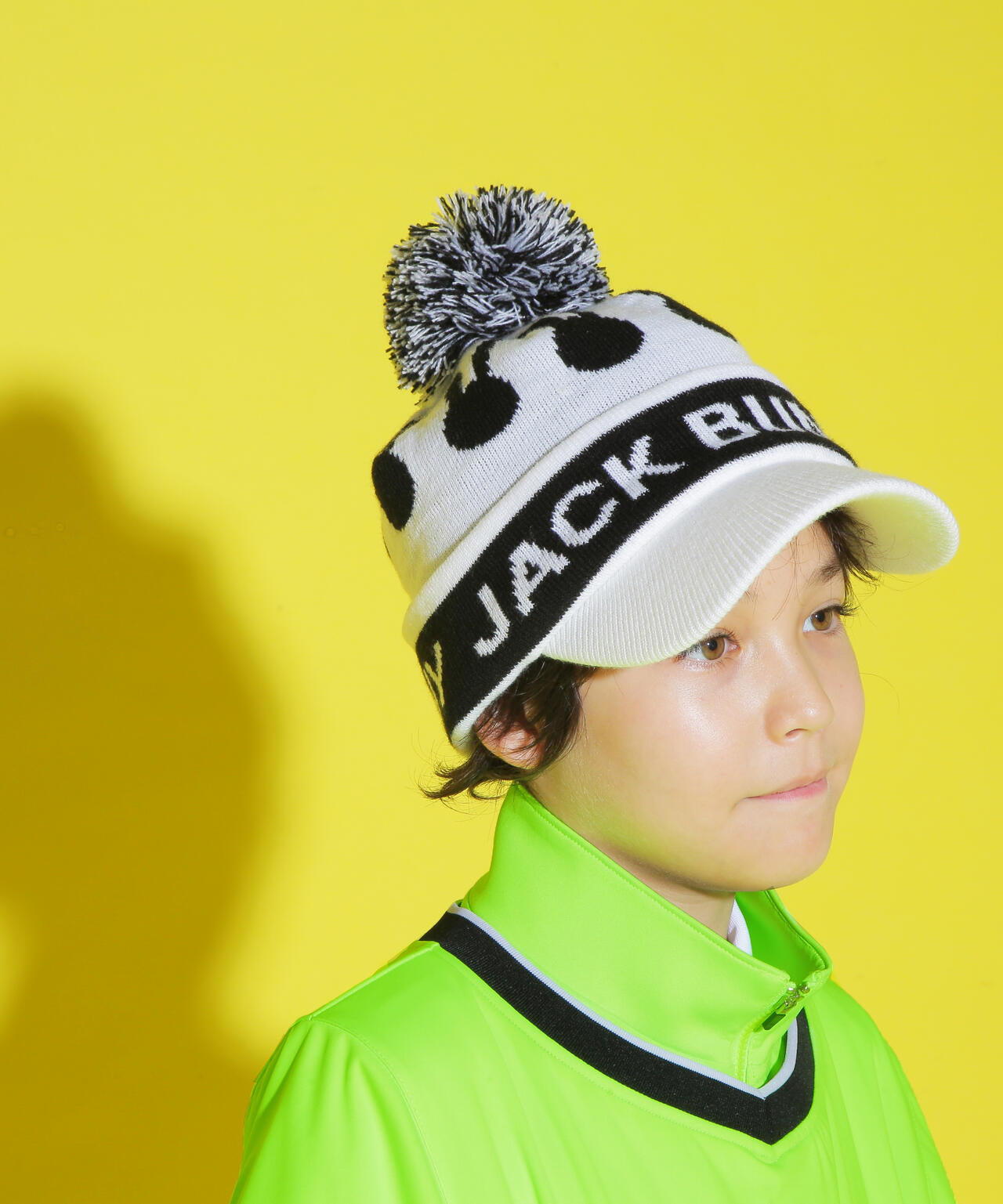 JACKBUNNY ナイロンジップジャケット うさぎ柄 JACK BUNNY ウサギ柄