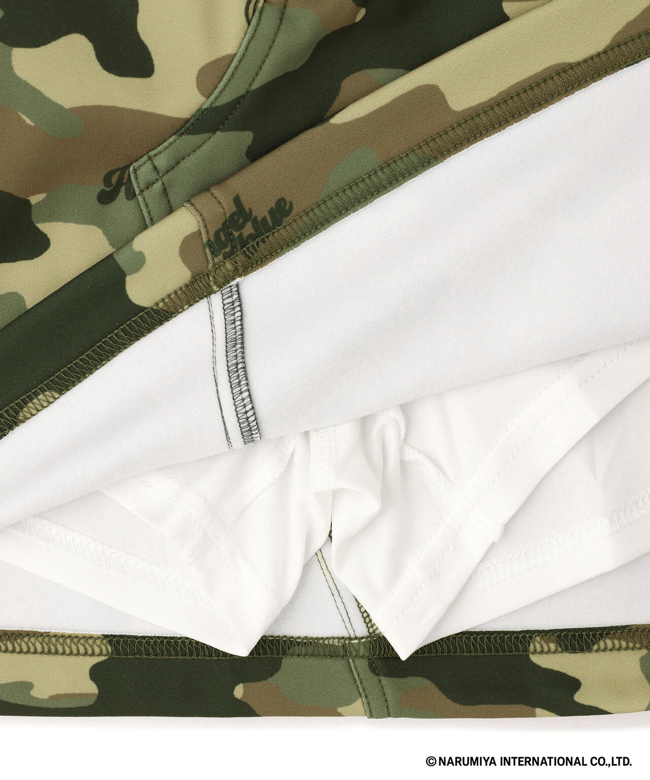 【一部店舗&公式オンライン限定】エンジェルブルーコラボカモフラ柄スカート (ジュニア)