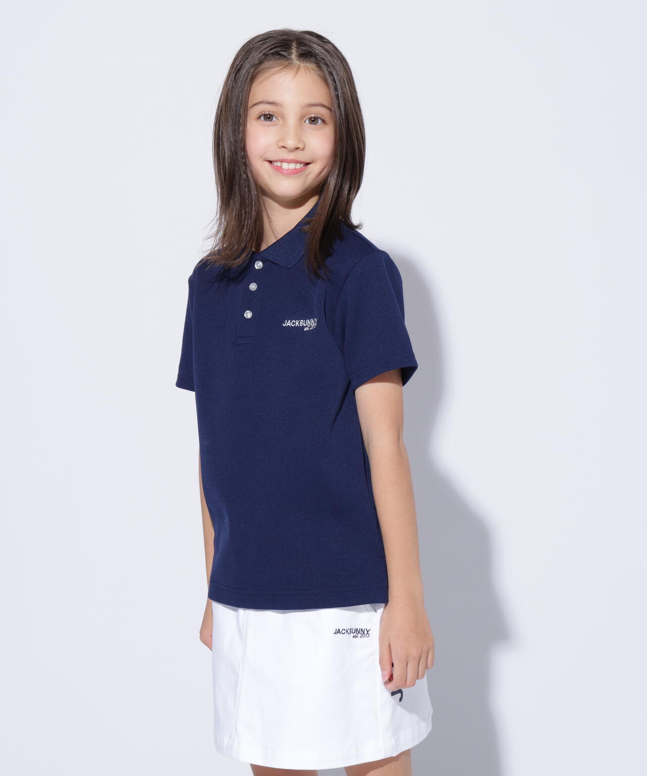 軽量ピンカリストレッチ半袖ポロシャツ (ジュニア) | Jack Bunny