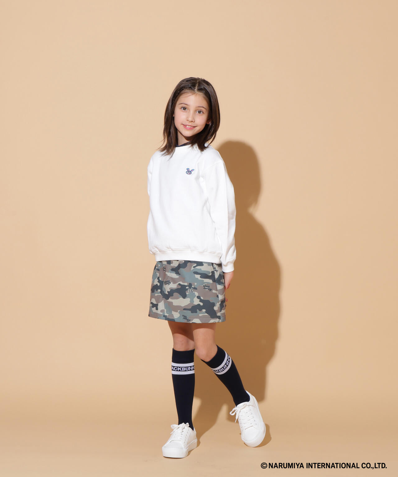 【一部店舗&公式オンライン限定】エンジェルブルーコラボ裏毛スウェットクルーネックプルオーバー (ジュニア)