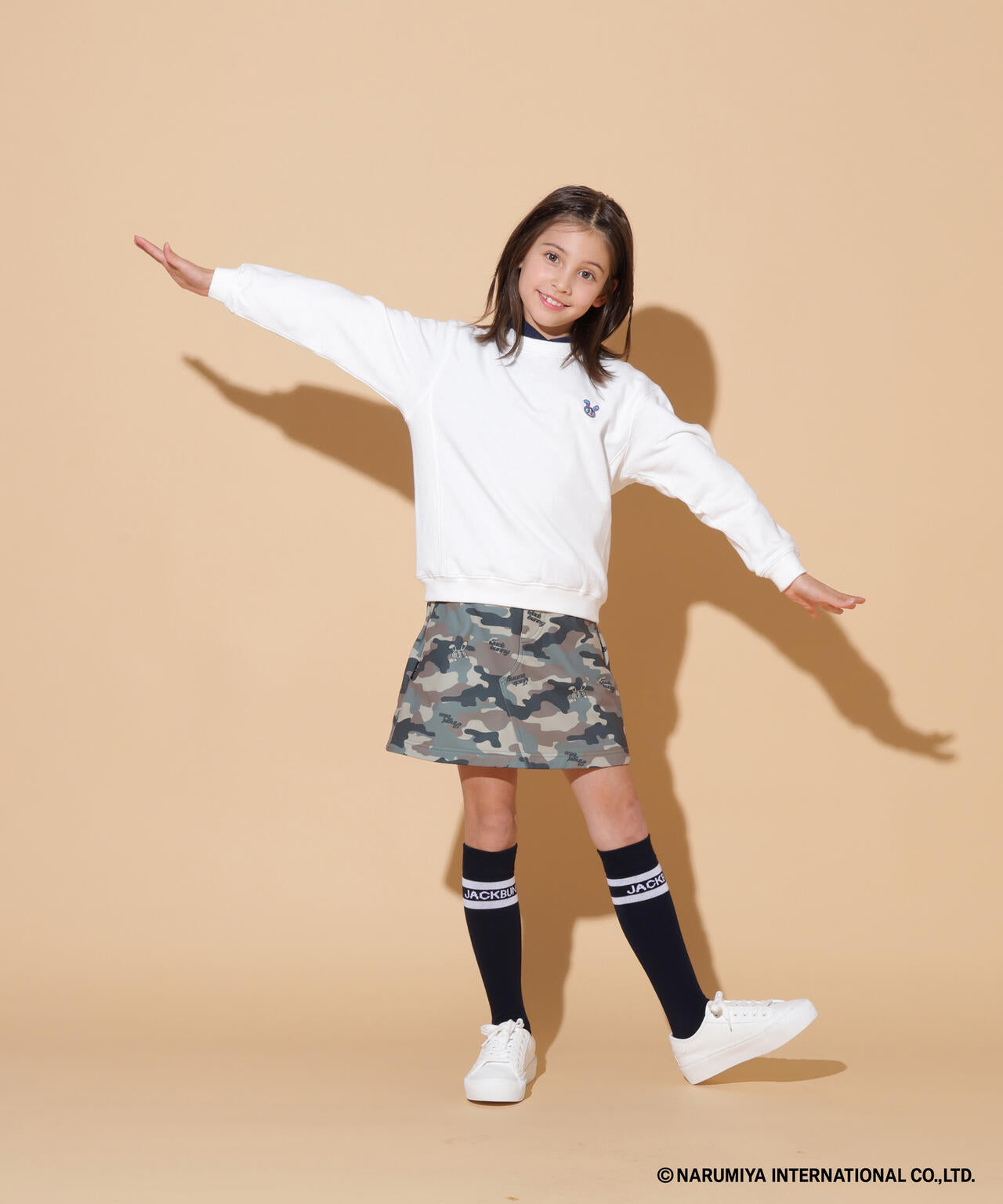 【一部店舗&公式オンライン限定】エンジェルブルーコラボ裏毛スウェットクルーネックプルオーバー (ジュニア)