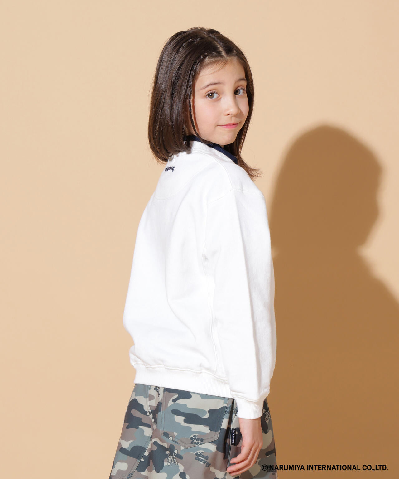 【一部店舗&公式オンライン限定】エンジェルブルーコラボ裏毛スウェットクルーネックプルオーバー (ジュニア)