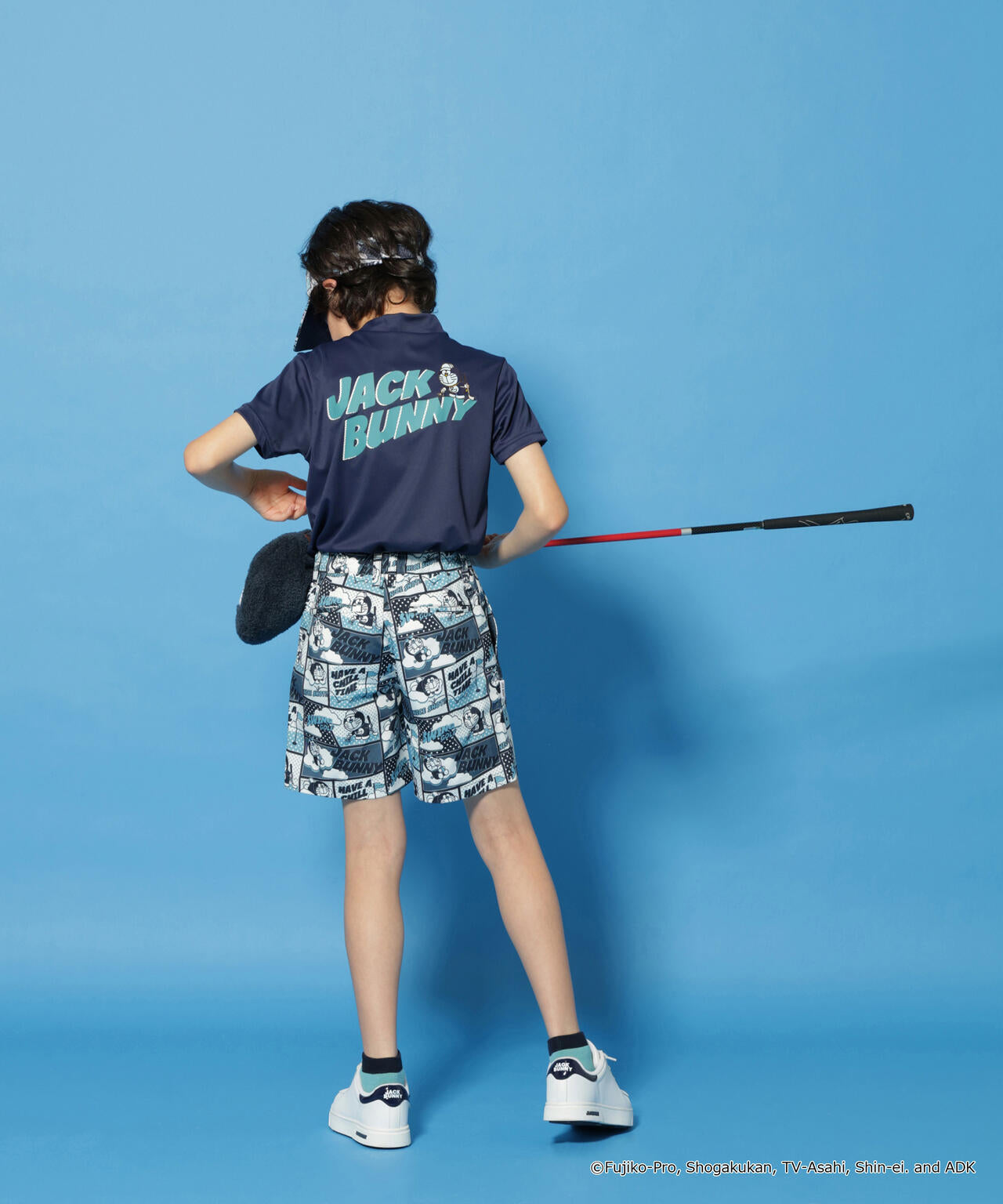 ドラえもん】ストレッチミニリップ総柄ショートパンツ (ジュニア