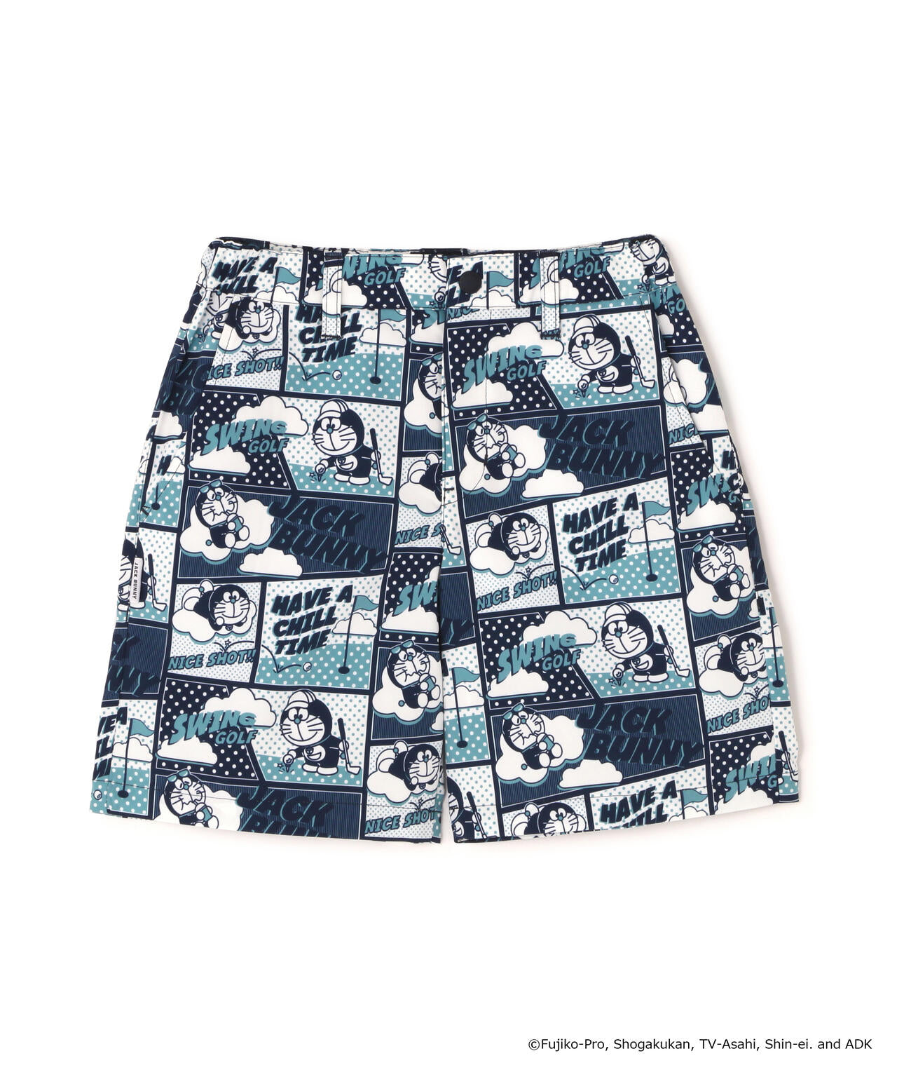 ドラえもん】ストレッチミニリップ総柄ショートパンツ (ジュニア