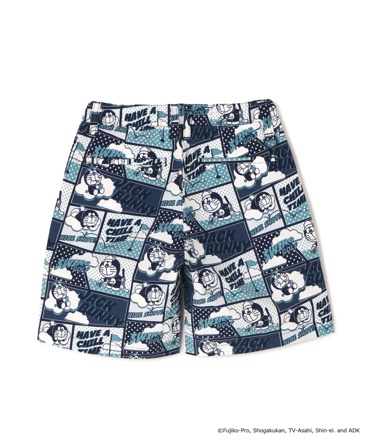 【ドラえもん】ストレッチミニリップ総柄ショートパンツ (ジュニア)