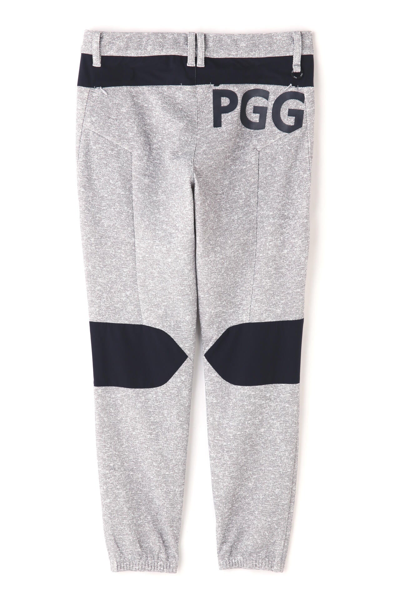 【PGG】ダブルラッセルパンツ ＜杢グレー＆ロゴ総柄＞ (MENS)