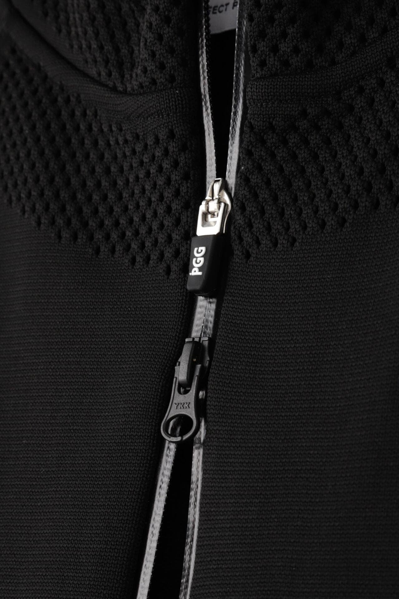 【PGG】【GSIX】ポリエステルヤーン フルジップニットフーディジャケット (MENS)