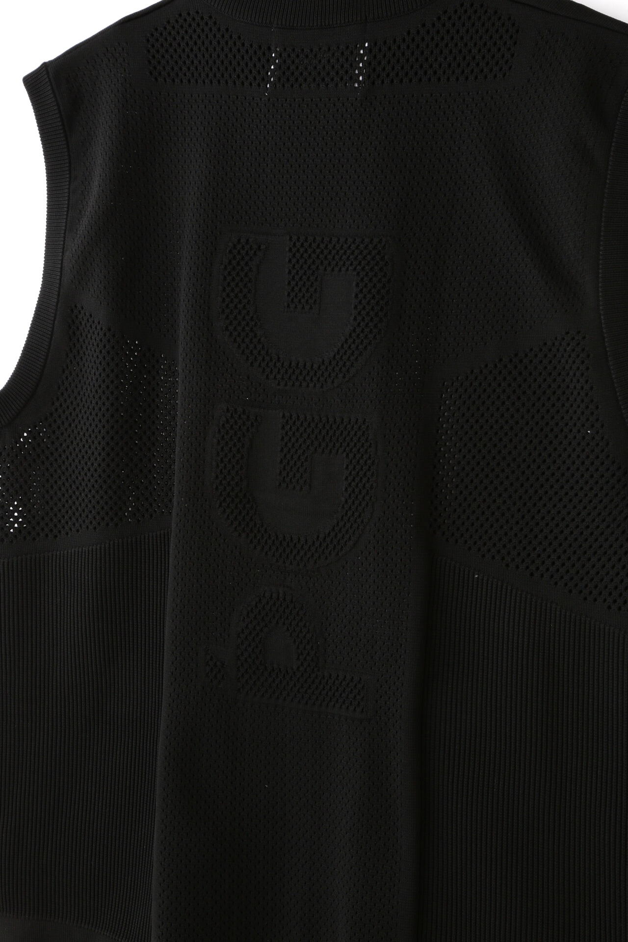 【PGG】【GSIX】ポリエステルヤーン フルジップニットベスト (MENS)