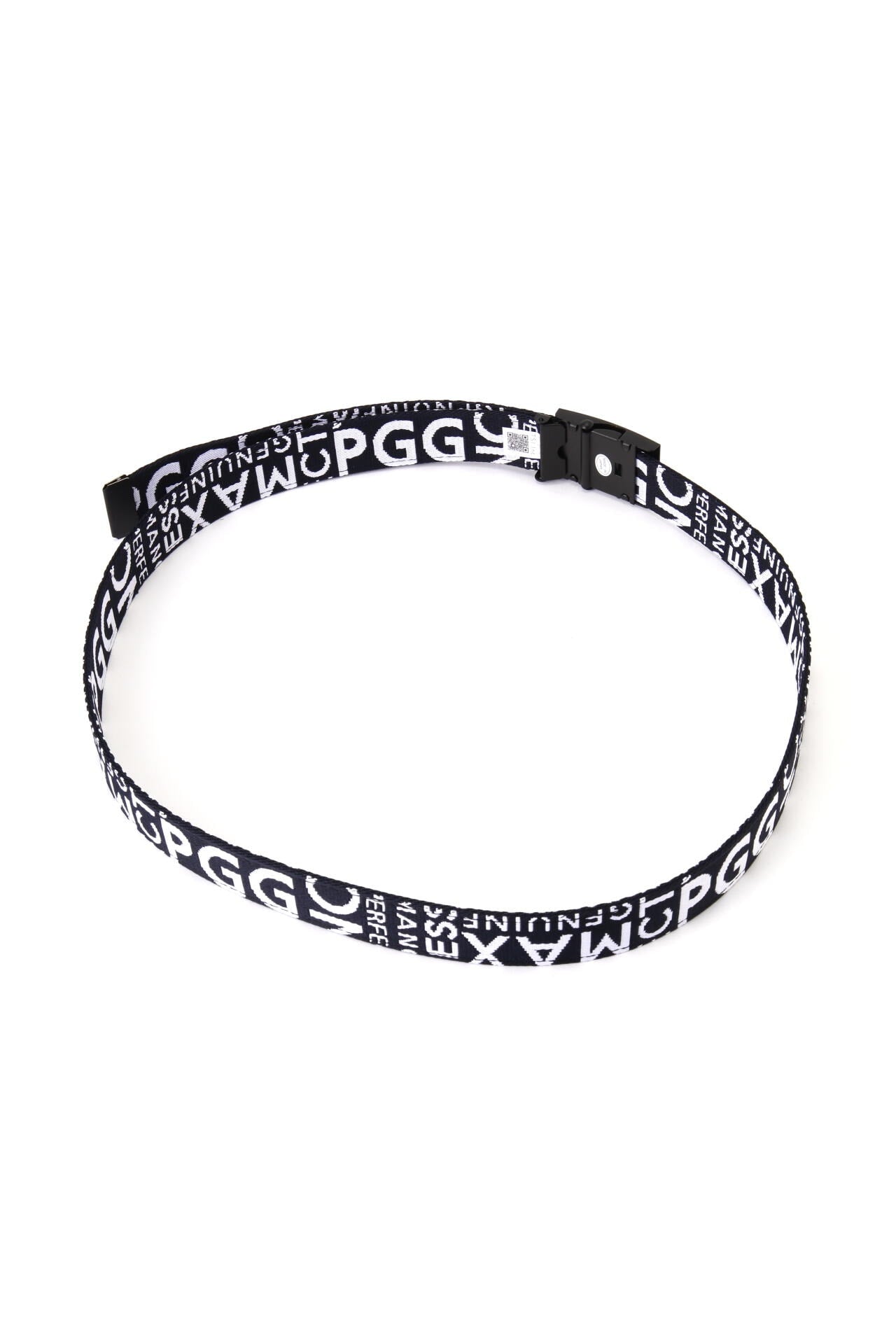 【PGG】ロゴテープベルト ＜ロゴ総柄＞ (UNISEX)