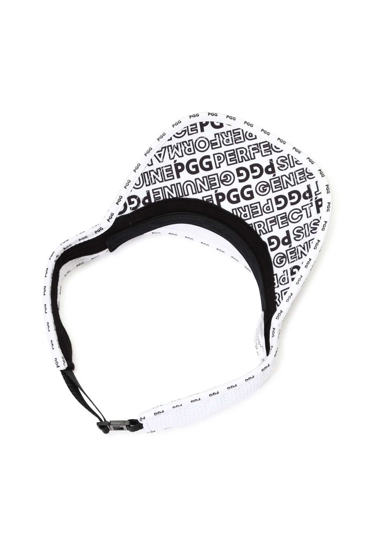 【PGG】SUNWELLバイザー ＜マーブル・ロゴ総柄＞ (UNISEX)