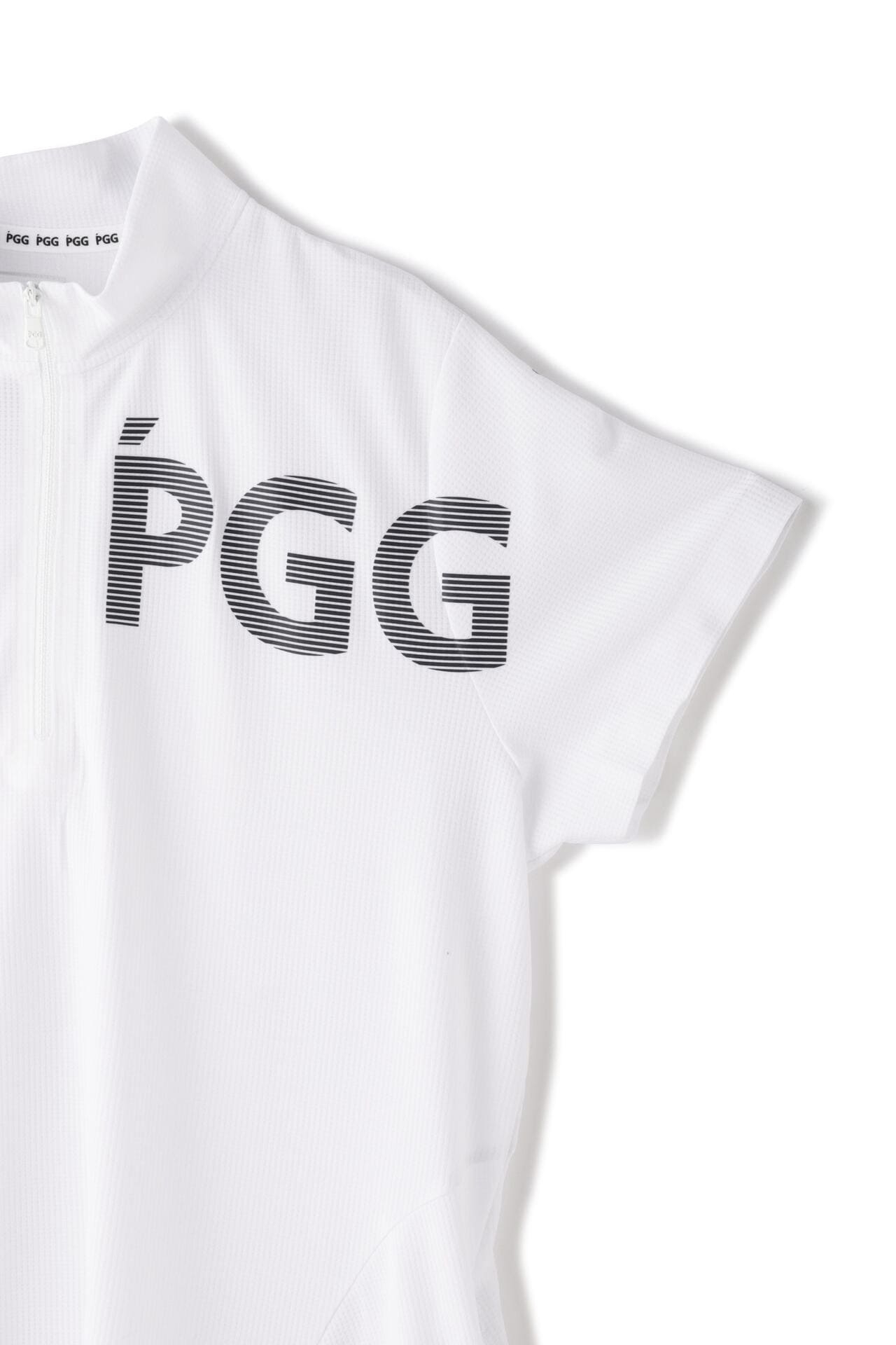 パーリーゲイツPGG DRY STATUSハーフジッパーホワイトサイズ1 【公式通販】