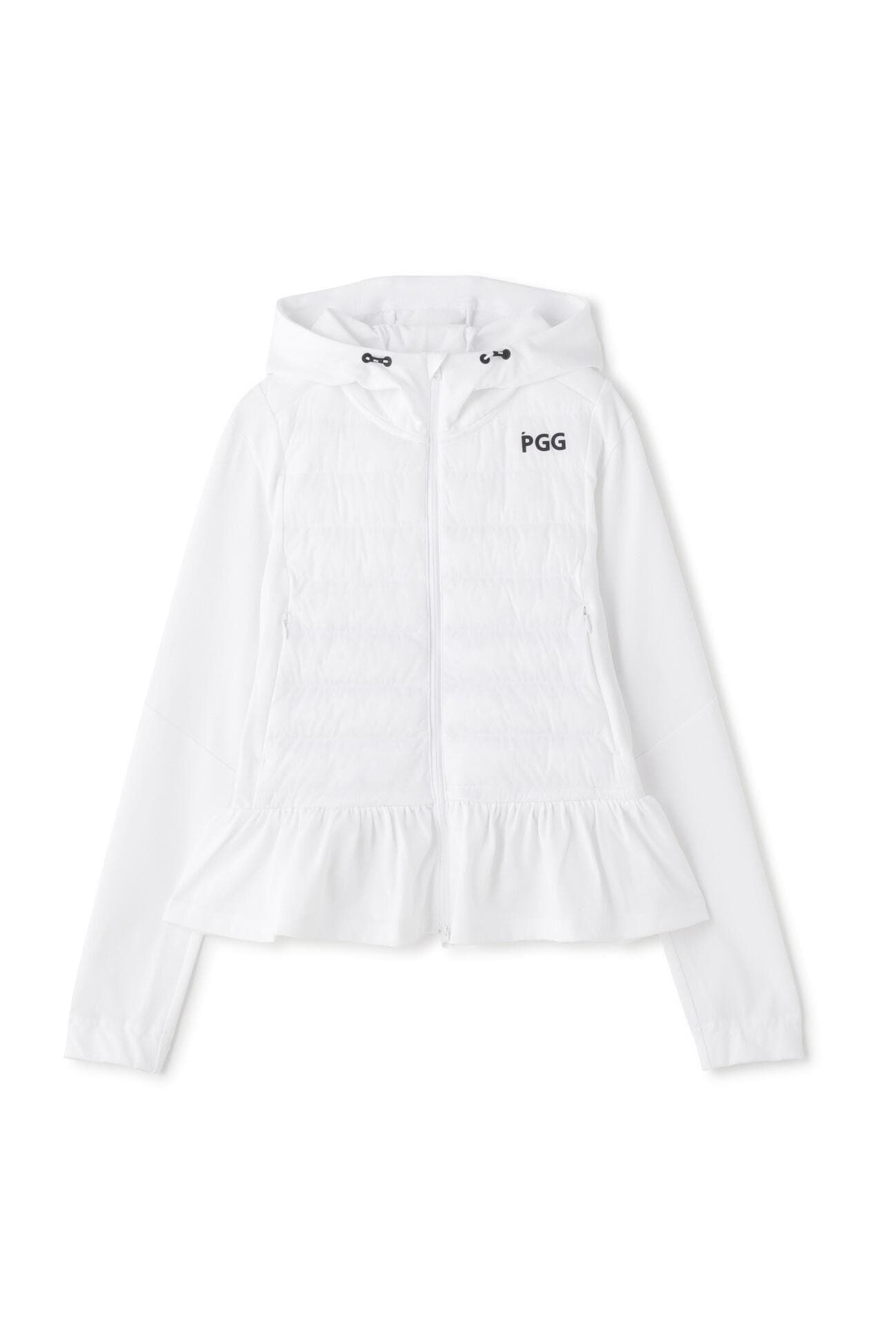 【PGG】アモッサ×ナイロンメカニカルストレッチタフタ フーディブルゾン (LADIES)