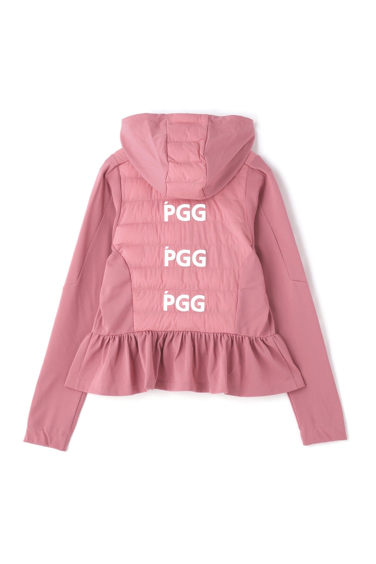 【PGG】アモッサ×ナイロンメカニカルストレッチタフタ フーディブルゾン (LADIES)