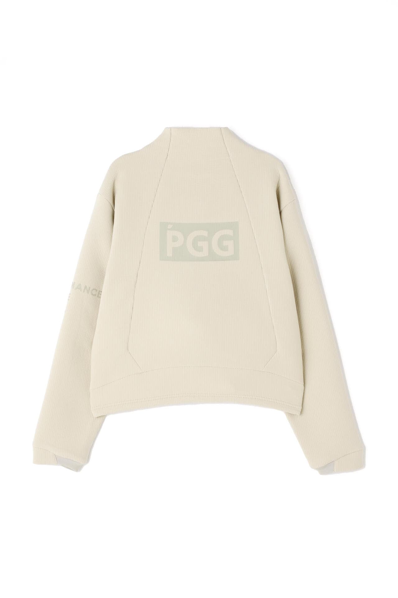 【PGG】ポリエステルダンボール フルジップモックネックブルゾン (LADIES)