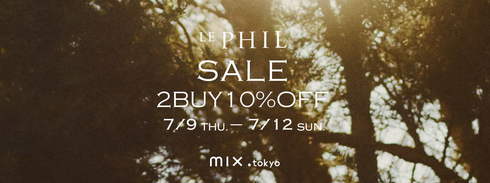 LE PHIL（ル フィル）｜【公式】通販mix.tokyo（ミックスドット