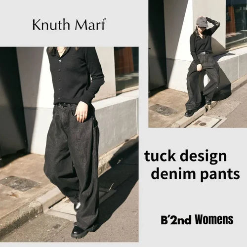 《Knuth Marf》追加決定！tuck design denim pants｜B'2nd｜画像