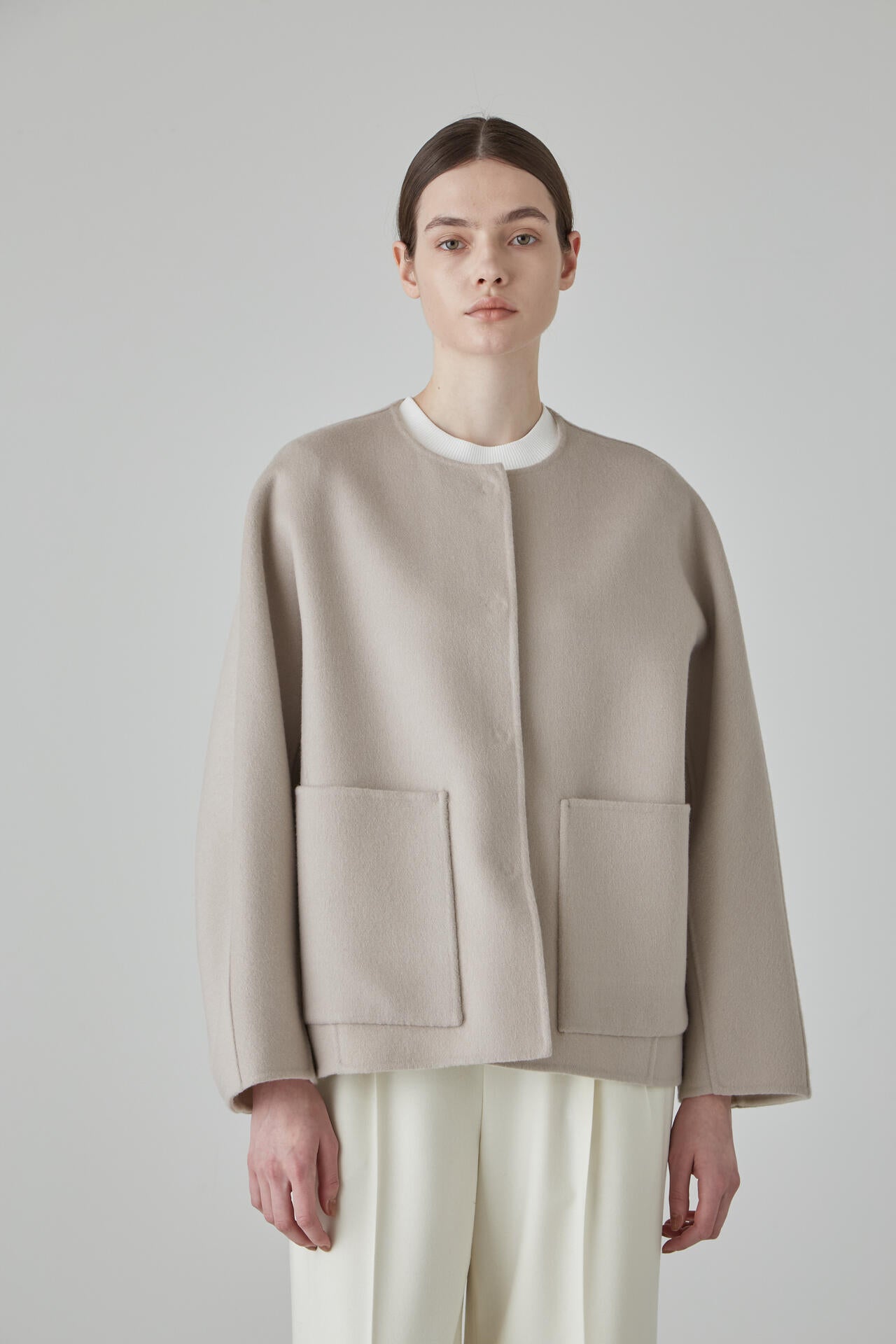 美品 ADORE ２ＴＯＮＥリバージャケット #36 カシミヤ混 2TONE リバージャケット | ADORE（アドーア） ｜【公式