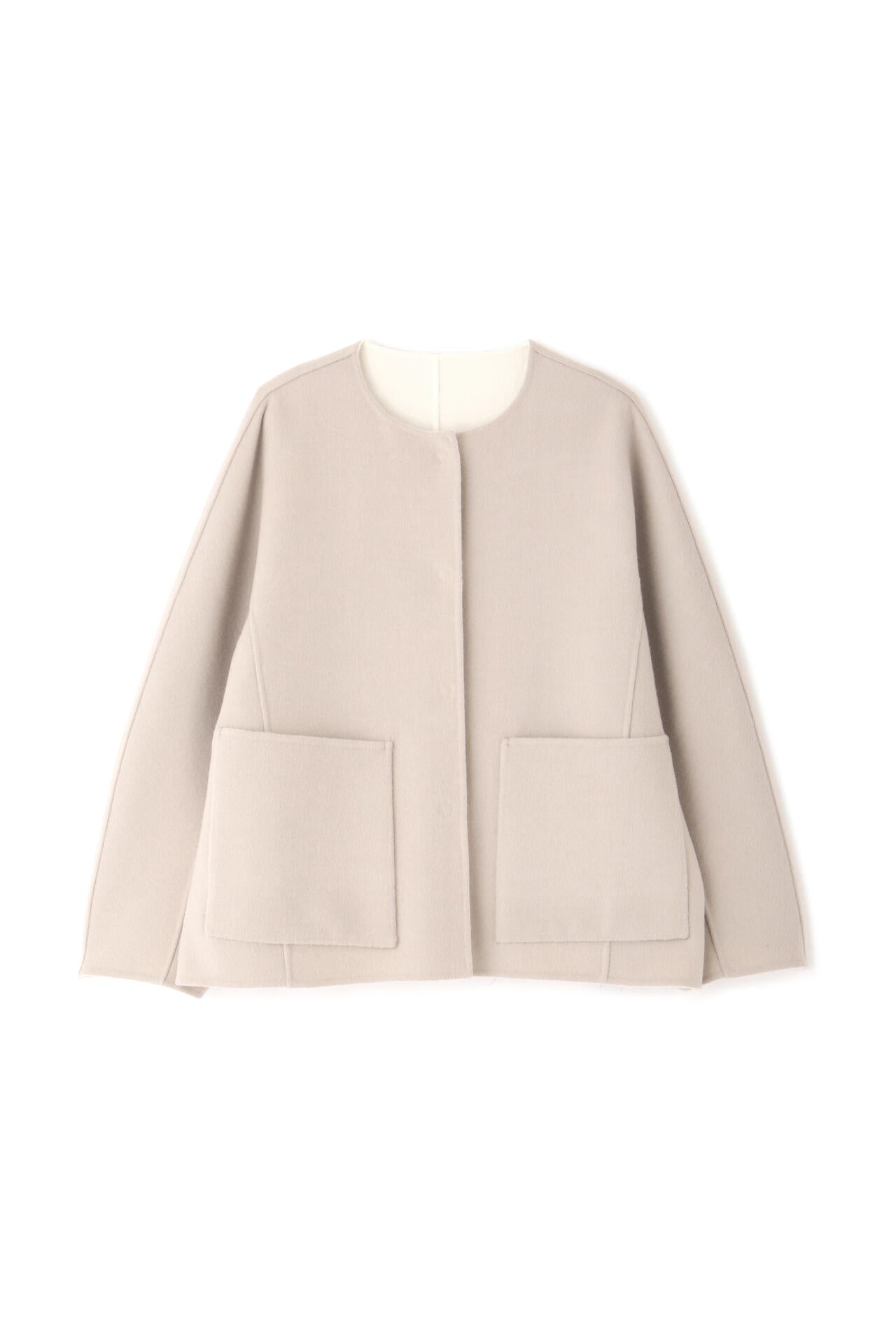 カシミヤ混 2TONE リバージャケット | ADORE（アドーア） ｜【公式