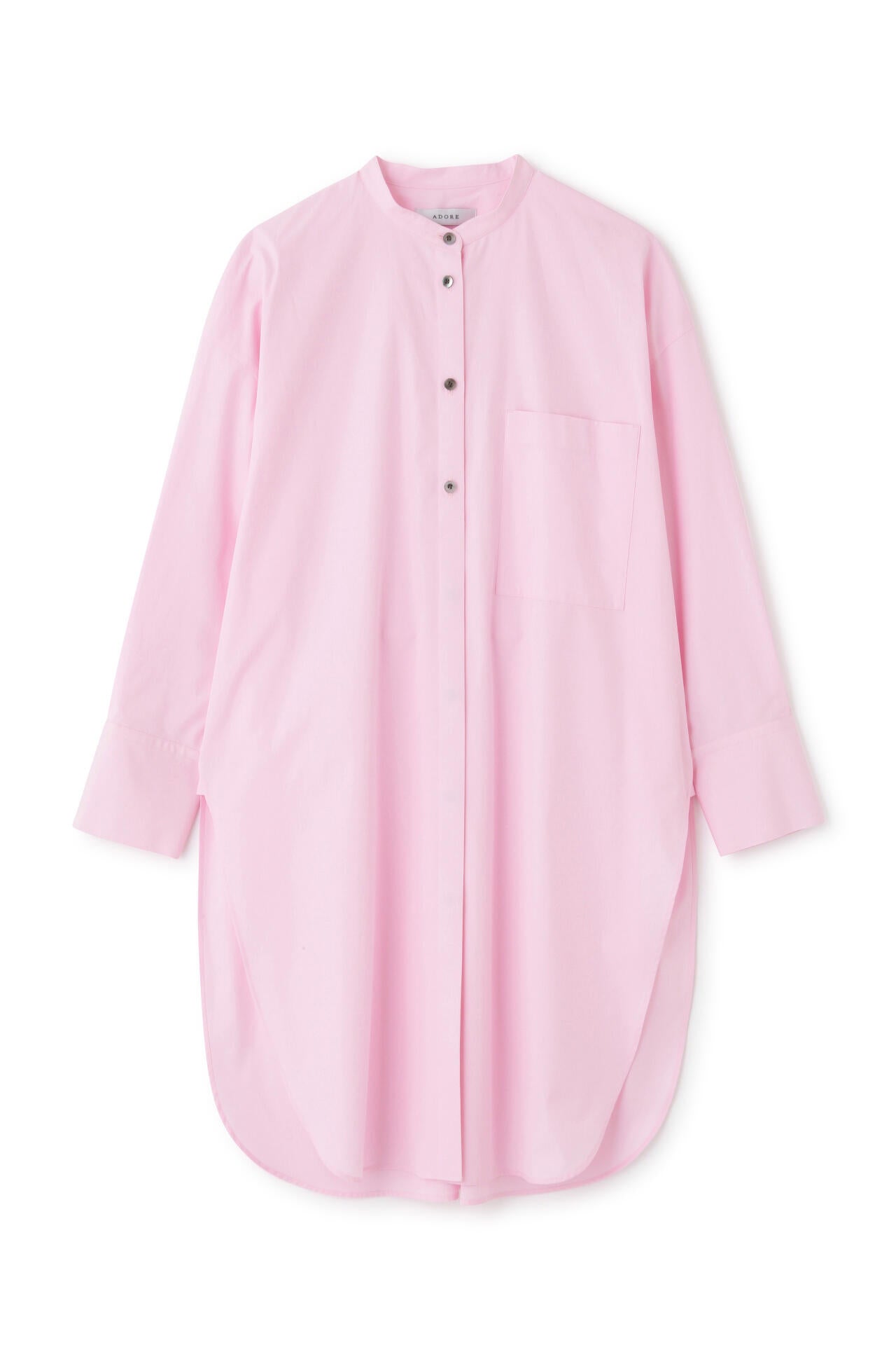 THOMAS MASON Coブロードノーカラーブラウス | ADORE（アドーア