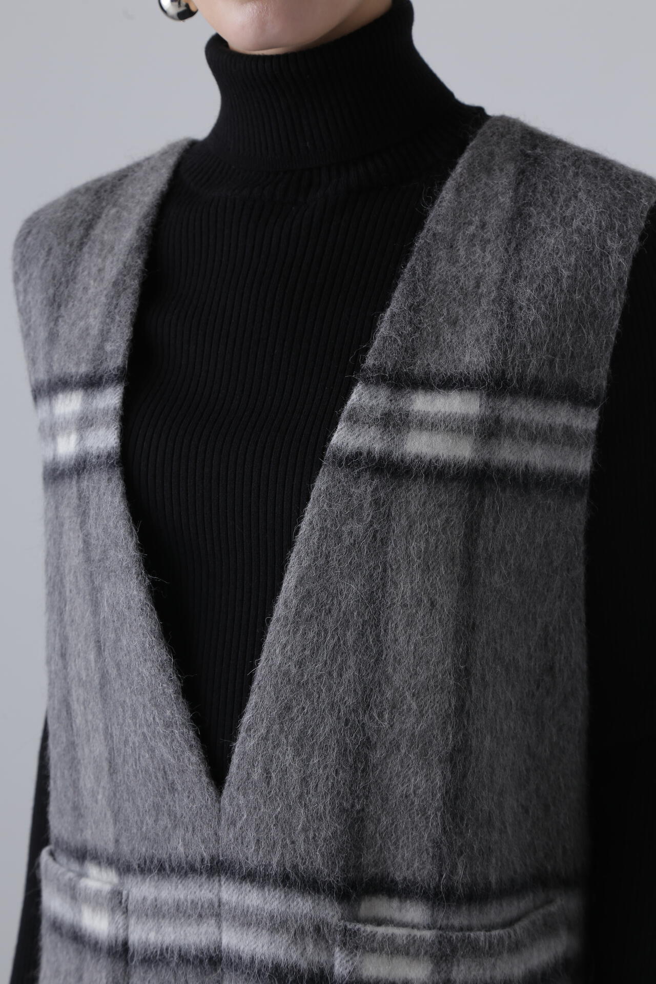 アルパカシャギーチェックワンピース | ADORE（アドーア） ｜【公式