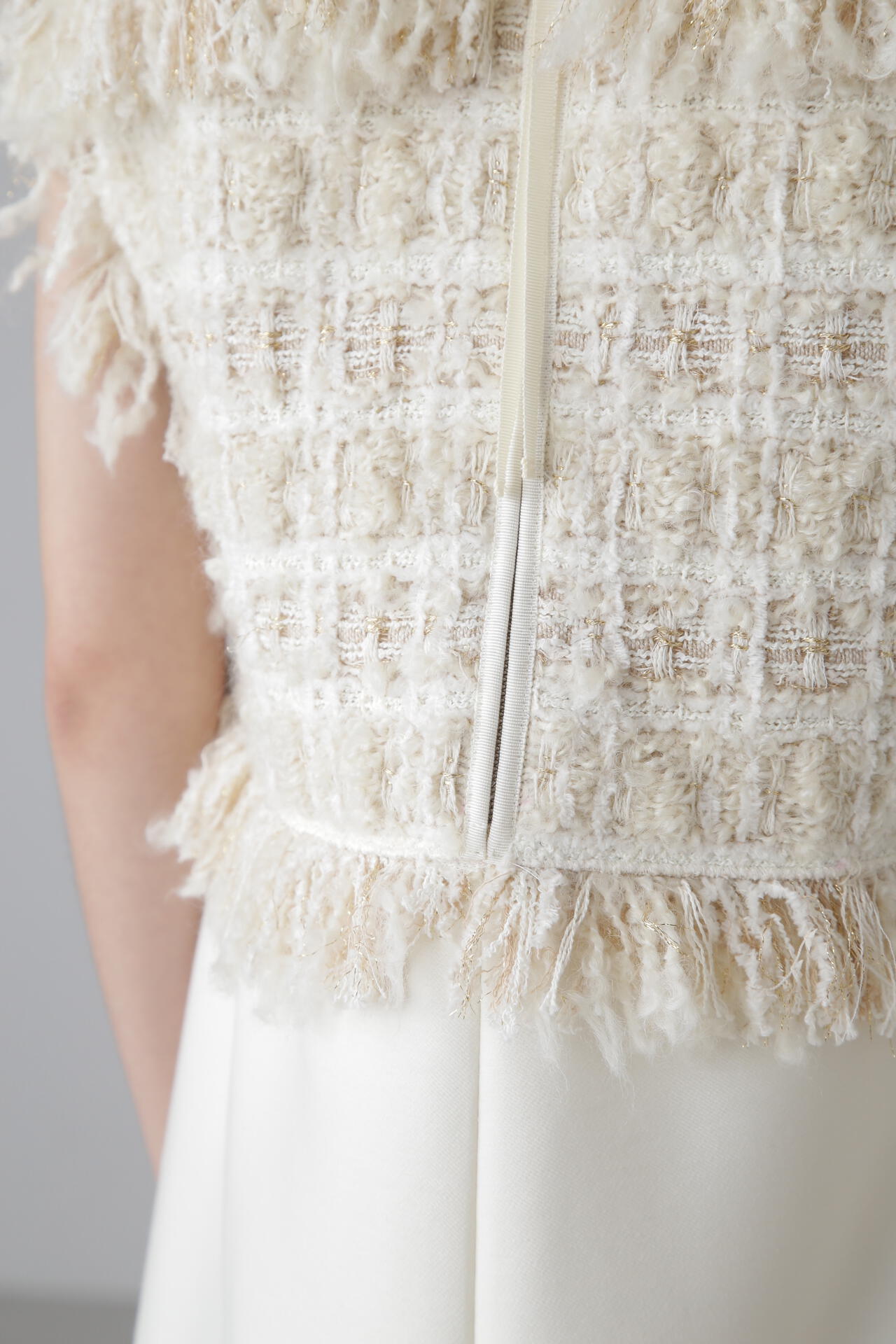 BLACK LABEL＞ MALHIAプードルツィードワンピース | ADORE