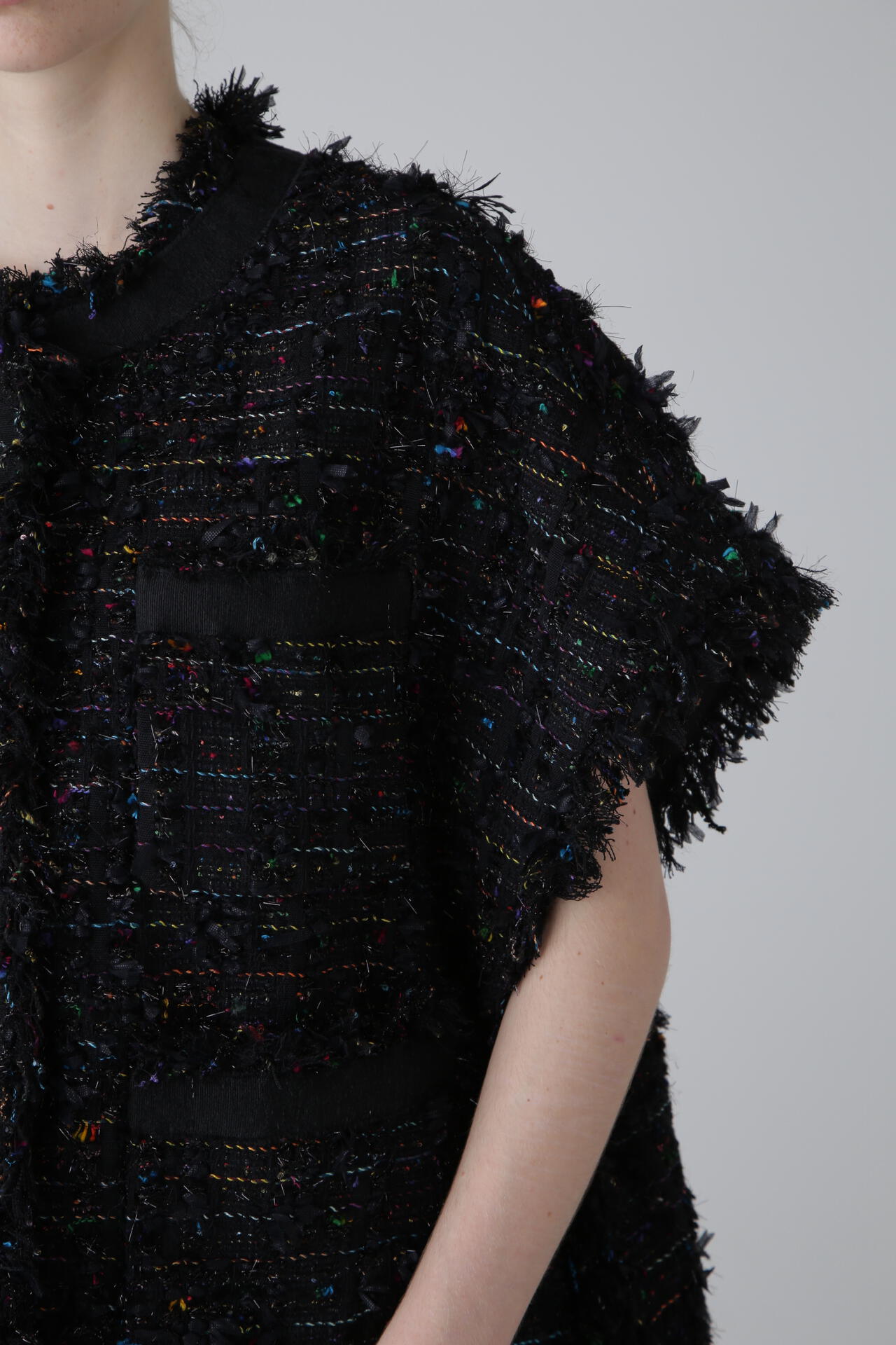 BLACK LABEL＞ MALHIAマルチネオンツィードポンチョジャケット | ADORE