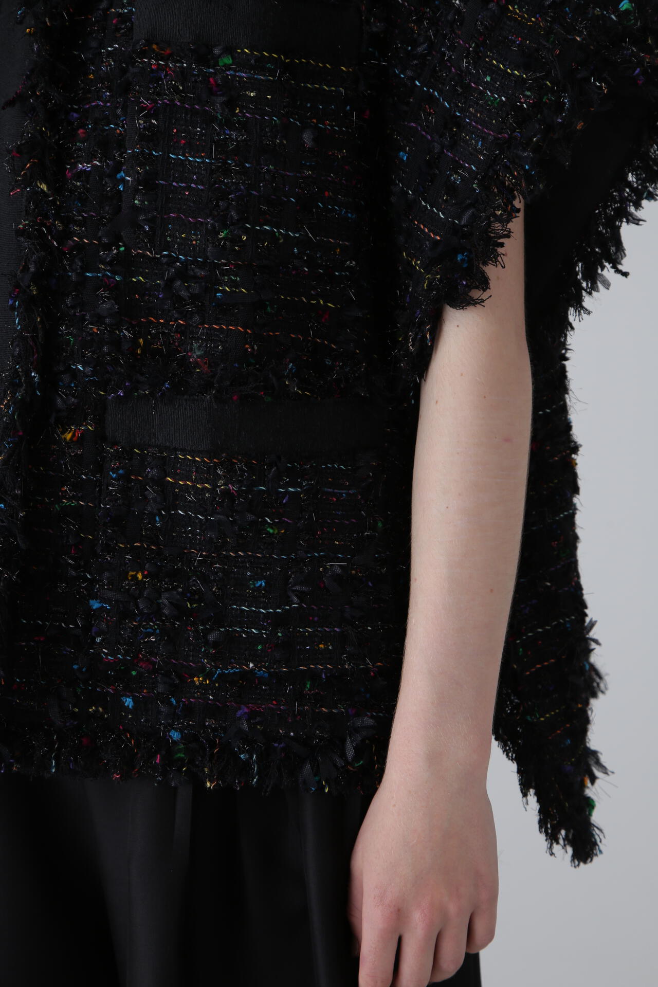 BLACK LABEL＞ MALHIAマルチネオンツィードポンチョジャケット | ADORE