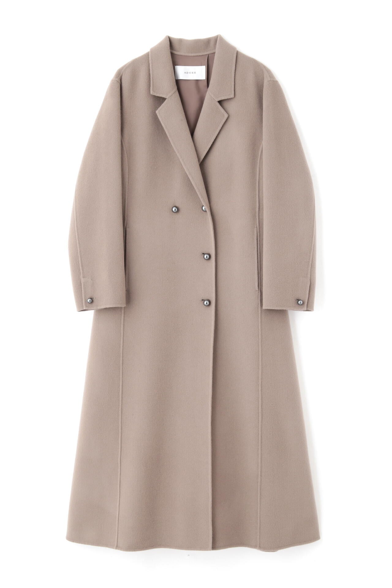 ソリッドウールリバーロングコート | ADORE（アドーア） ｜【公式