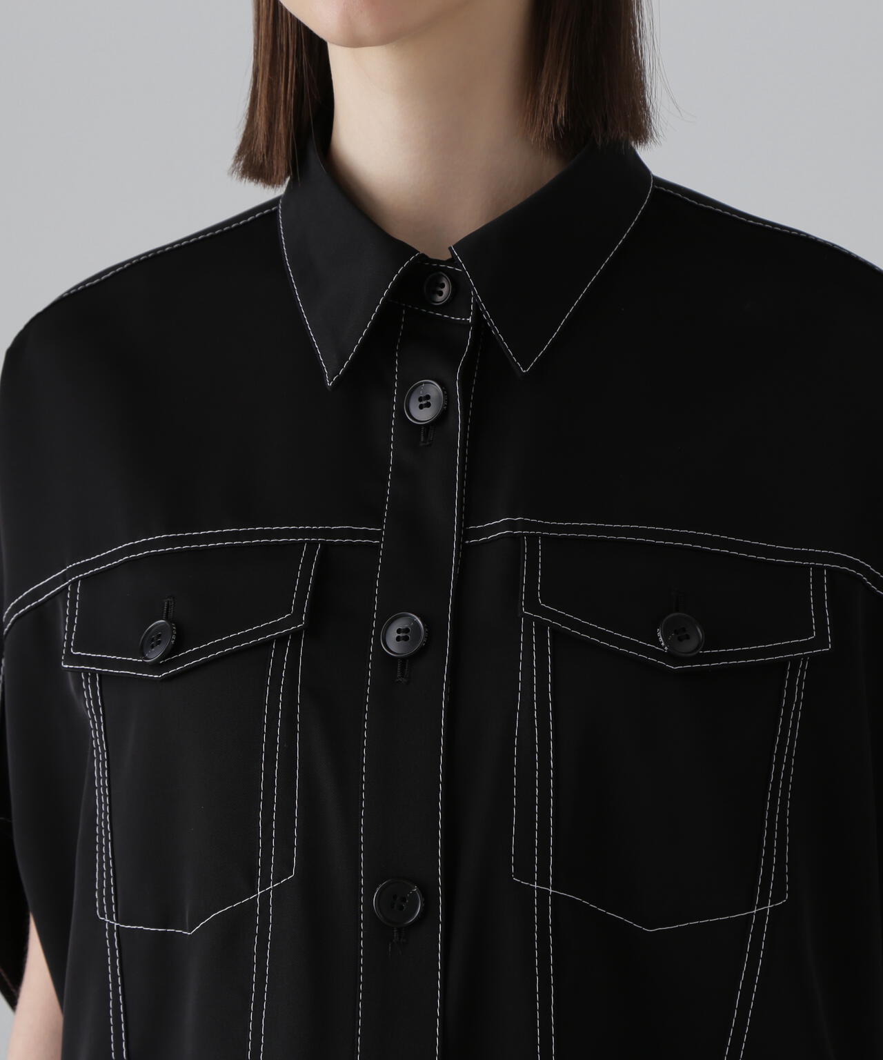 ドライストレッチツイルブラウス | ADORE（アドーア） ｜【公式】通販